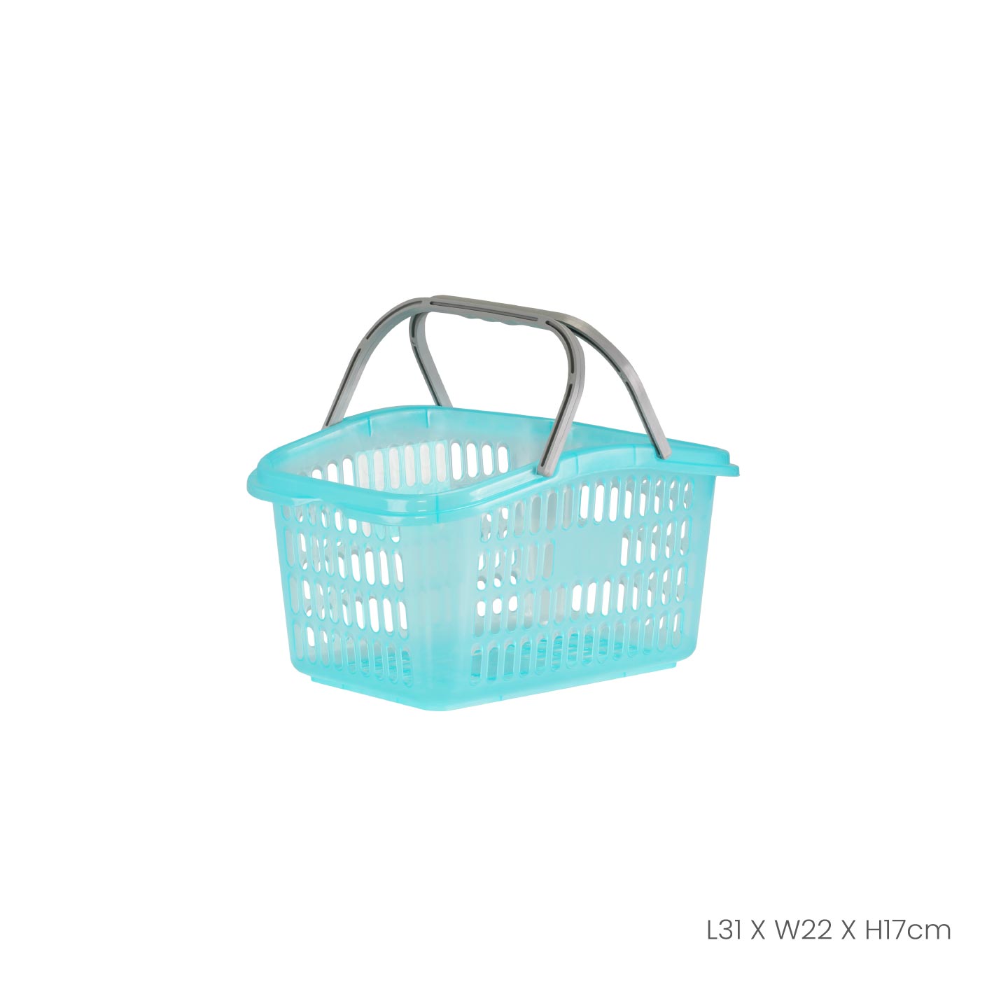MANPI M.P. Handy Basket (1722) - Durable Plastic Storage Basket for Home, Office & Organizing - Perfect for Laundry, Toys, Books & More