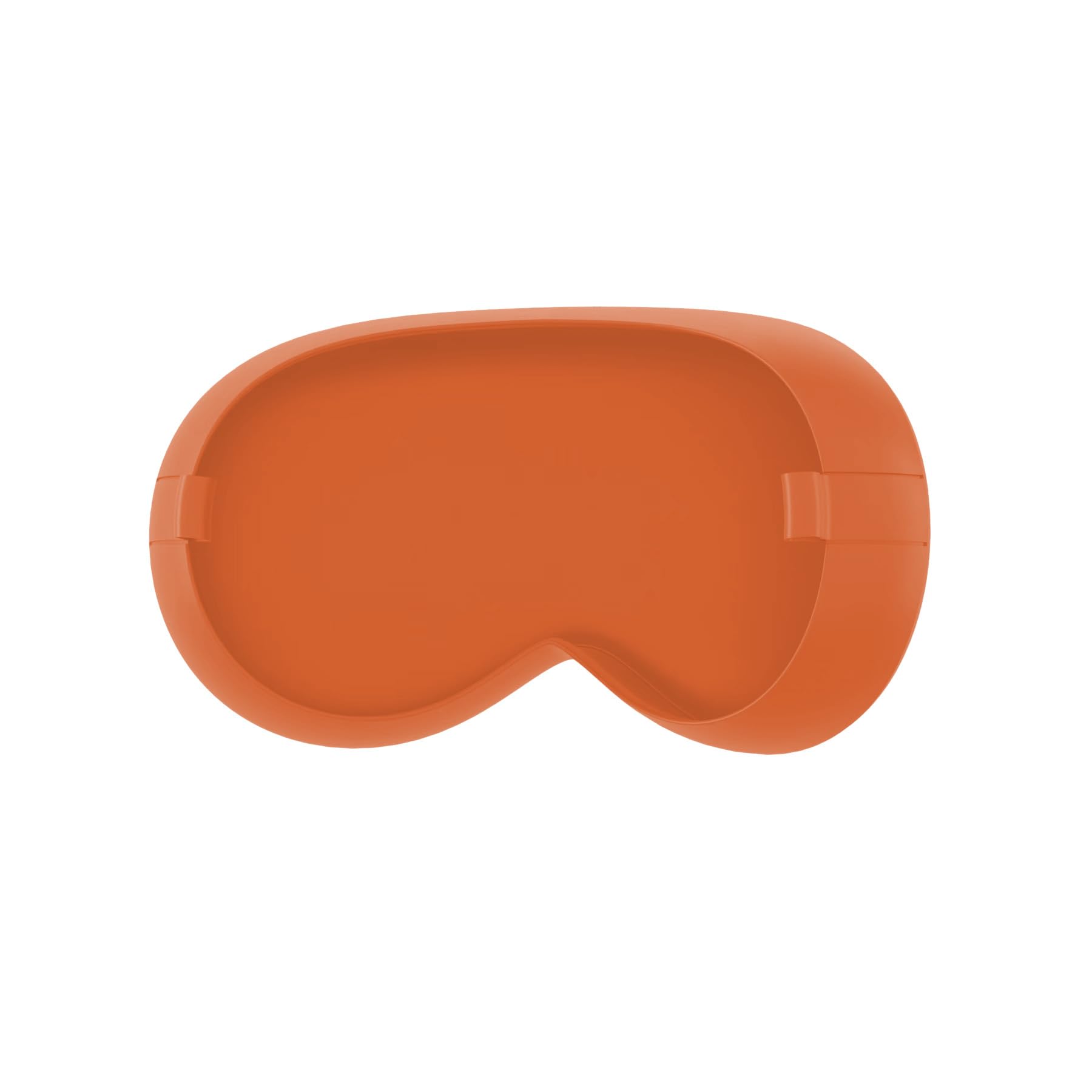 Silicone VR Headset Cover for Apple Vision Pro - Soft Protective Case (Orange) - Perfect for Gaming, Travel & Home Use