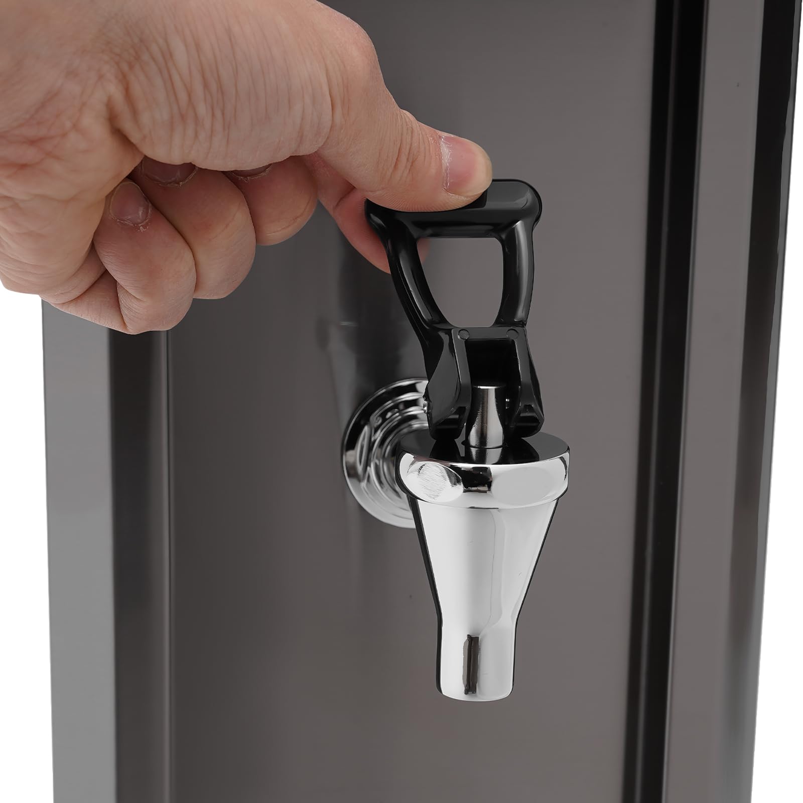 Commercial 1800W Electric Hot Water Dispenser with US Plug - 10L Capacity, 30L/Hour Flow Rate, Instant Heating for Coffee, Tea & Milk - Perfect for Offices, Cafes & Restaurants