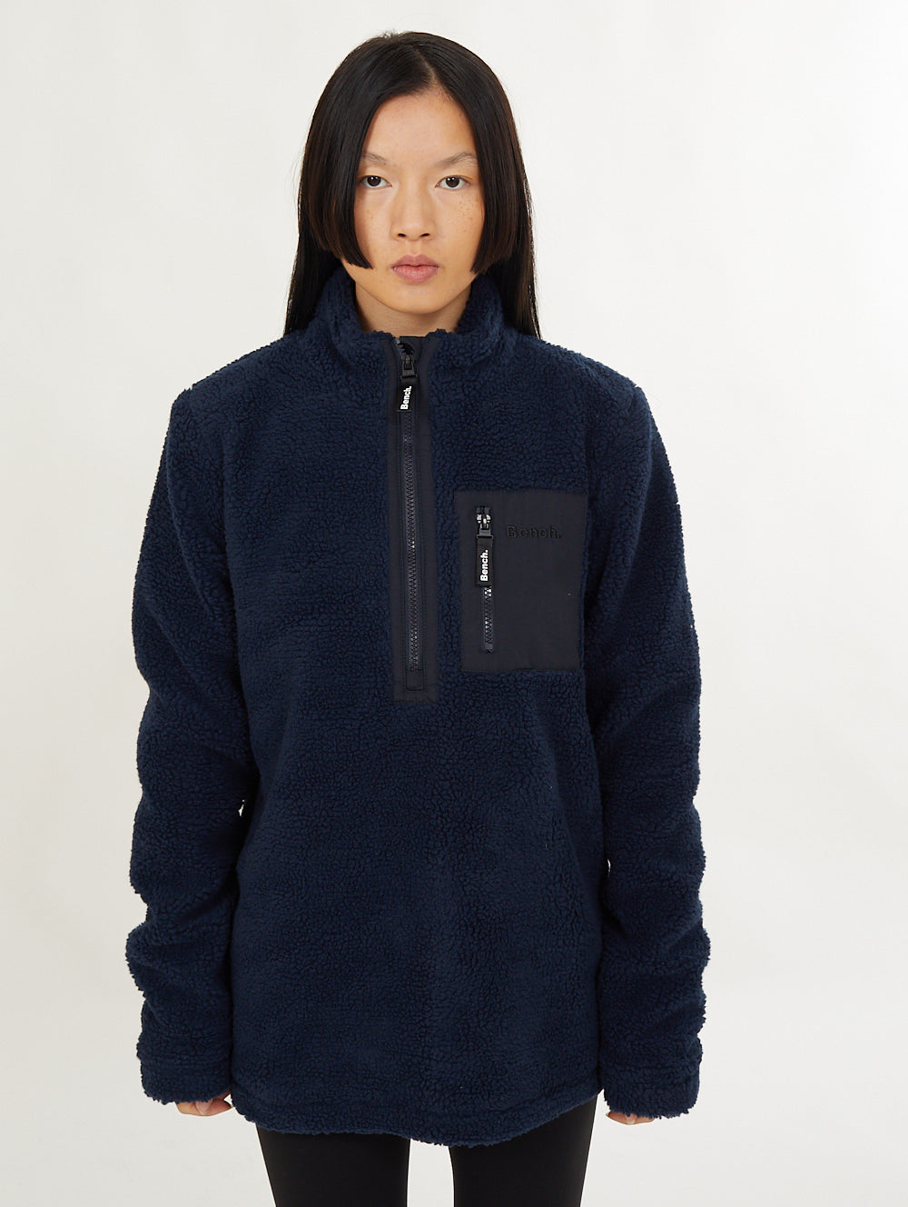 Briella Women's Fleece Funnel Neck Pullover Sweatshirt - Soft Winter Warm Casual Long Sleeve Top for Outdoor Activities & Lounge Wear