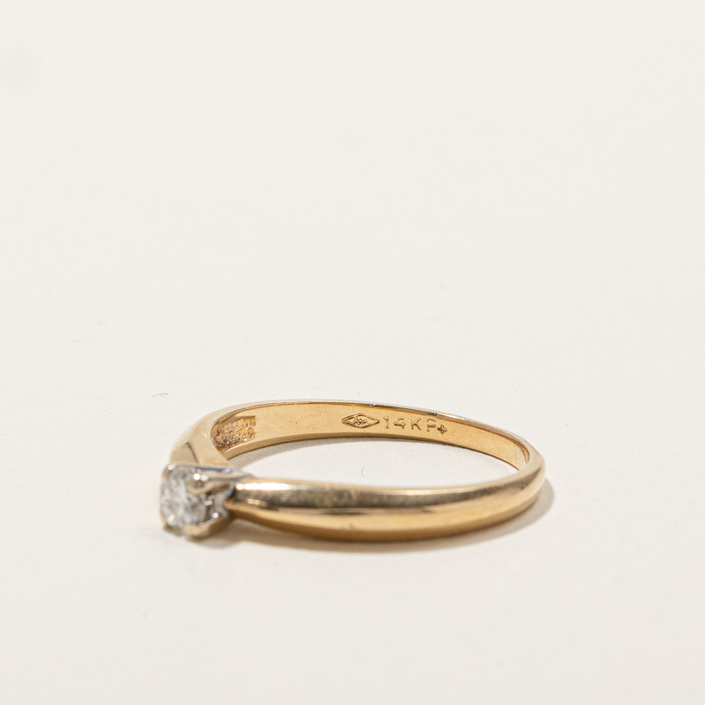 0.14ct Solitaire Diamond Ring - Size 6 | Classic Engagement & Wedding Band | Perfect for Proposals, Anniversaries & Special Occasions