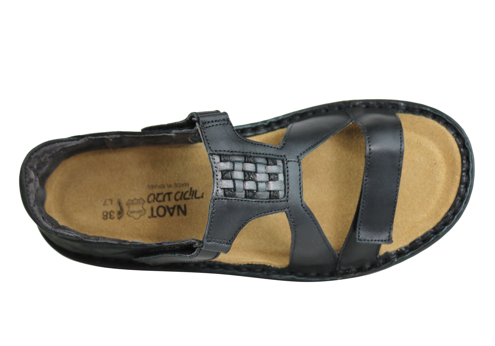 Naot Figaro Women's Leather Comfort Sandals - Wide Fit, Orthotic Friendly - Perfect for Walking, Travel & Casual Wear