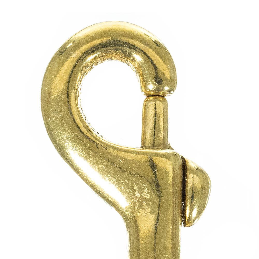 Premium Brass Swivel Snap Hooks - 10 Pack (3/4 Inch) - Heavy Duty Keychain Clips for Keys, Purses, Backpacks, Dog Leashes & Outdoor Gear - Durable Metal Carabiner Hooks for Everyday Use