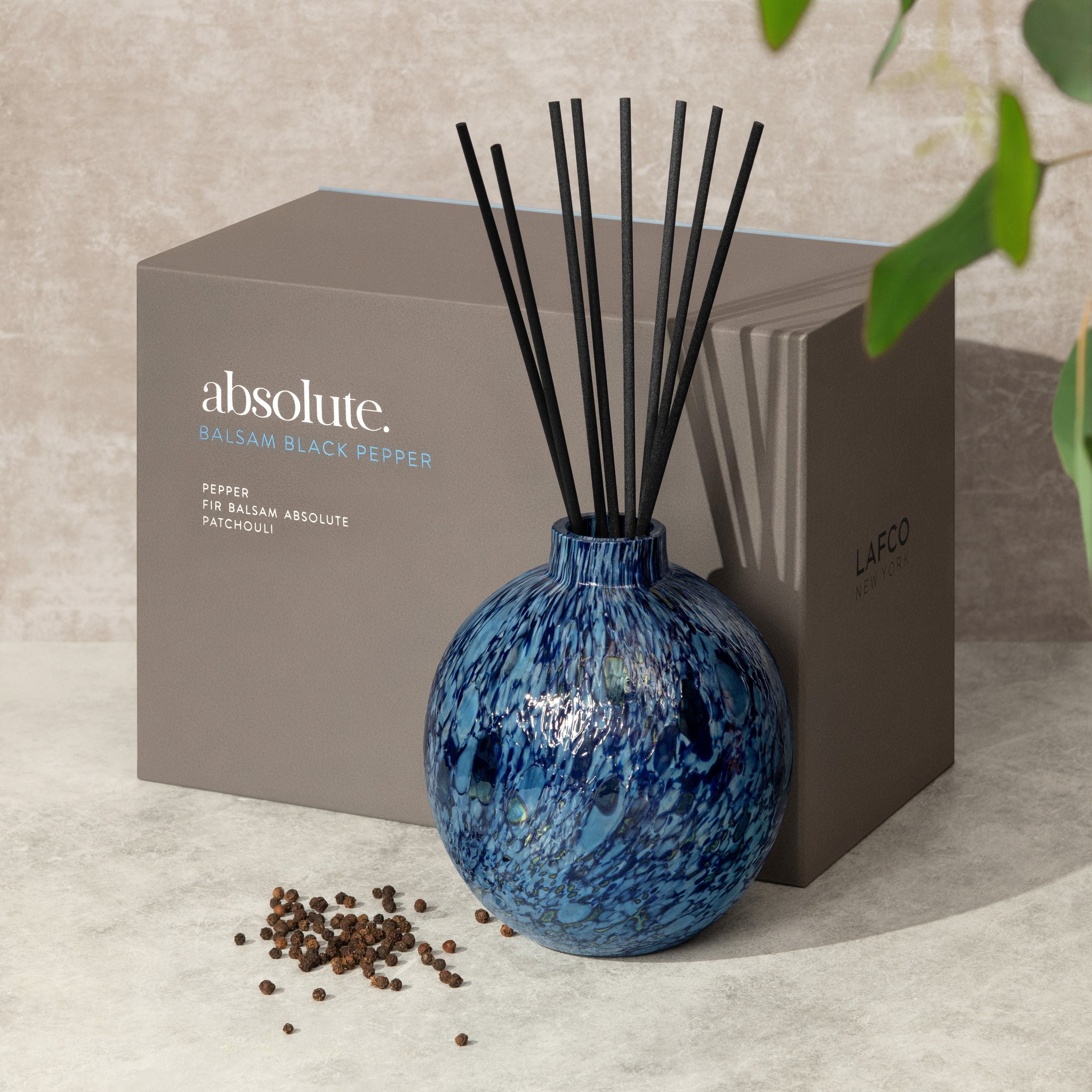 Absolute Balsam Black Pepper Essential Oil Diffuser - Aromatherapy for Relaxation, Stress Relief & Home Fragrance - Perfect for Bedroom, Office & Spa
