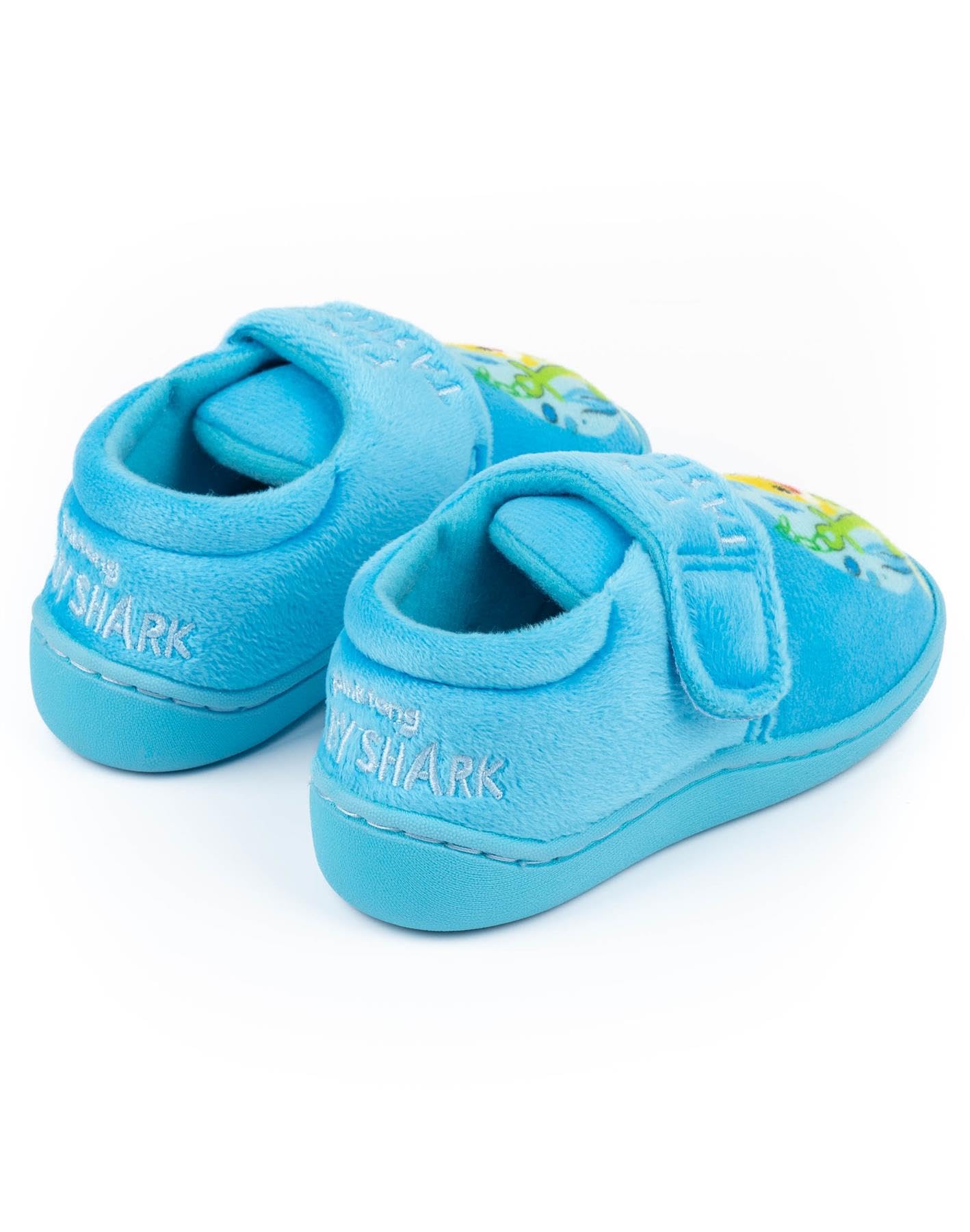 Baby Shark Boys Slippers - Cozy Blue Toddler Footwear for Indoor Play