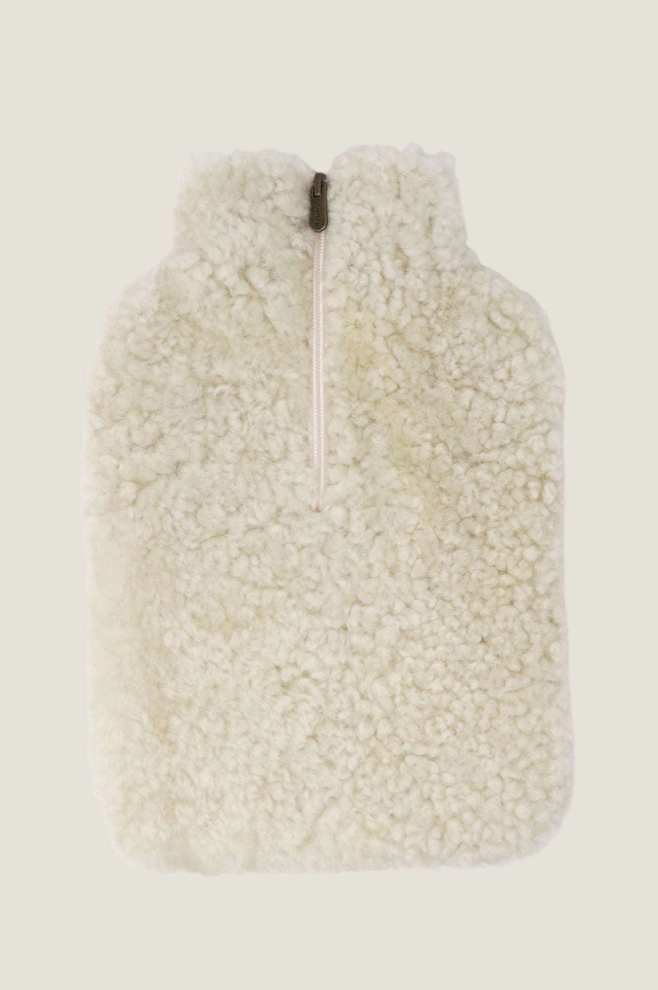 Kerri Hot Water Bottle Cover - Soft Cream Fleece for Pain Relief & Warmth | Cozy Winter Nights, Period Cramp Comfort, Soothing Muscle Aches