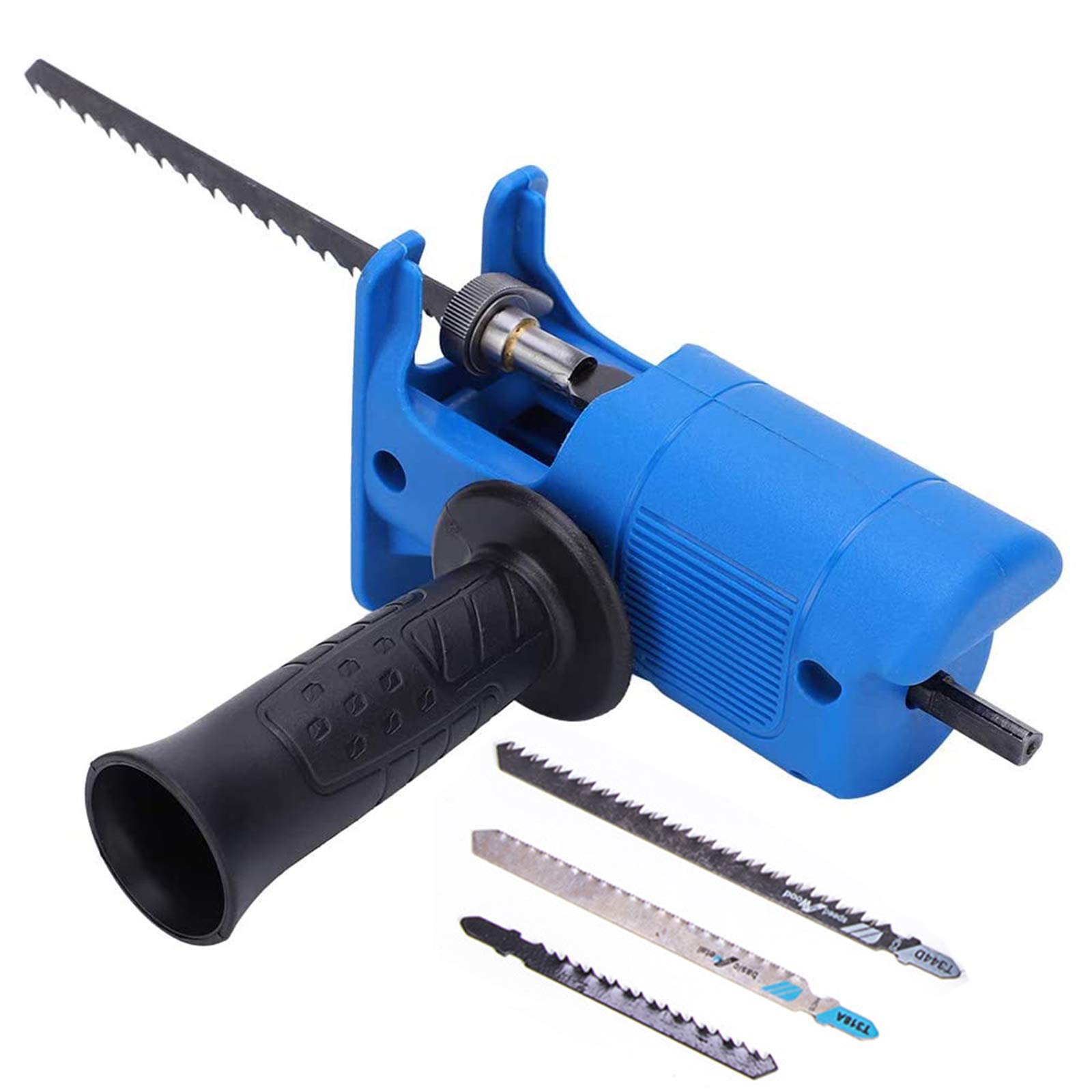GMKD Reciprocating Saw Adapter Set - Electric Drill Conversion Kit for Wood, Metal & PVC Pipe Cutting - Multi-Functional Jig Saw with Ergonomic Handle - Perfect for DIY Projects, Home Renovation & Construction Work