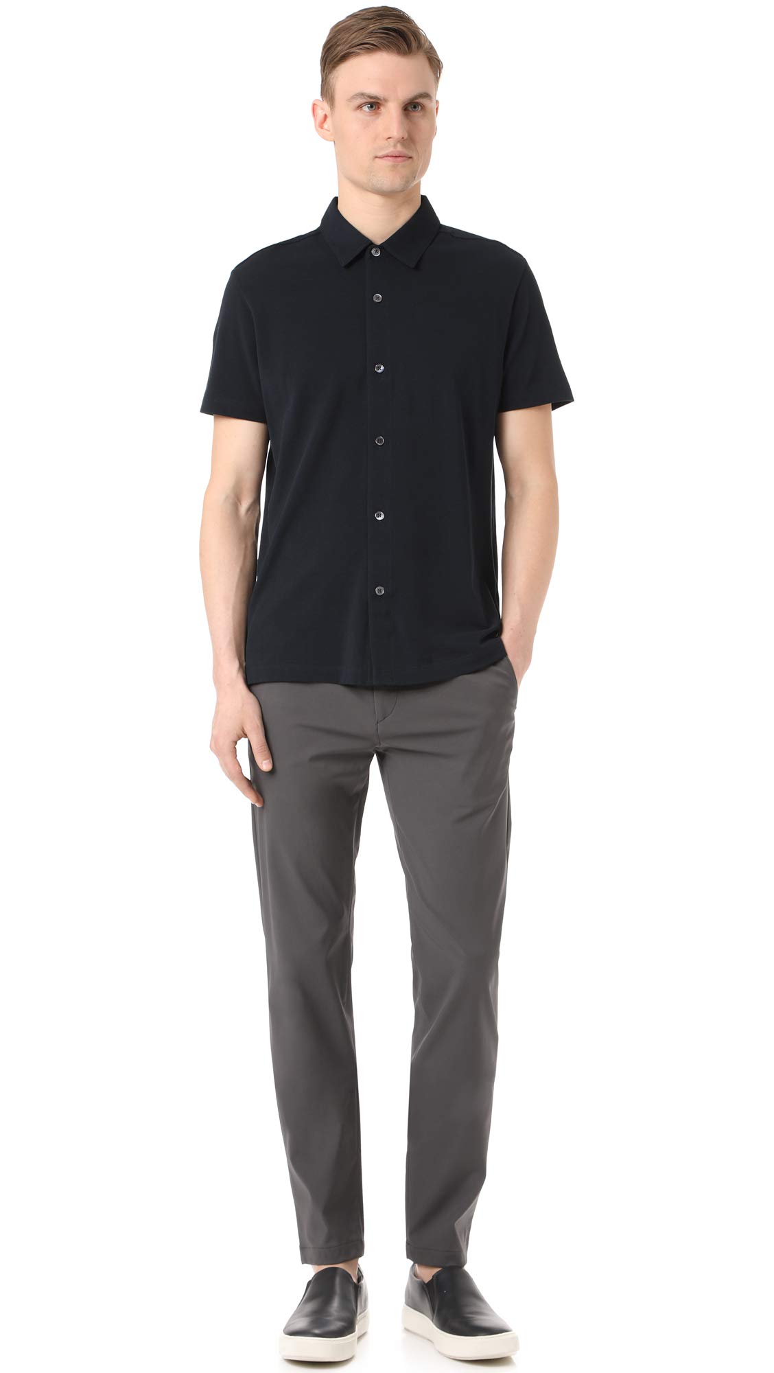 Theory Men's Zaine SW Neotetric Pants - Slim Fit Stretch Dress Pants for Business & Office Wear - Perfect for Work, Meetings & Formal Occasions