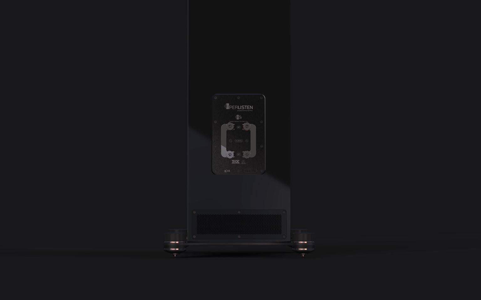 Perlisten R5t High-End Tower Speaker - Premium Piano Black Finish for Home Theater & Audiophile Sound Systems | Perfect for Living Rooms, Home Cinemas & Music Studios