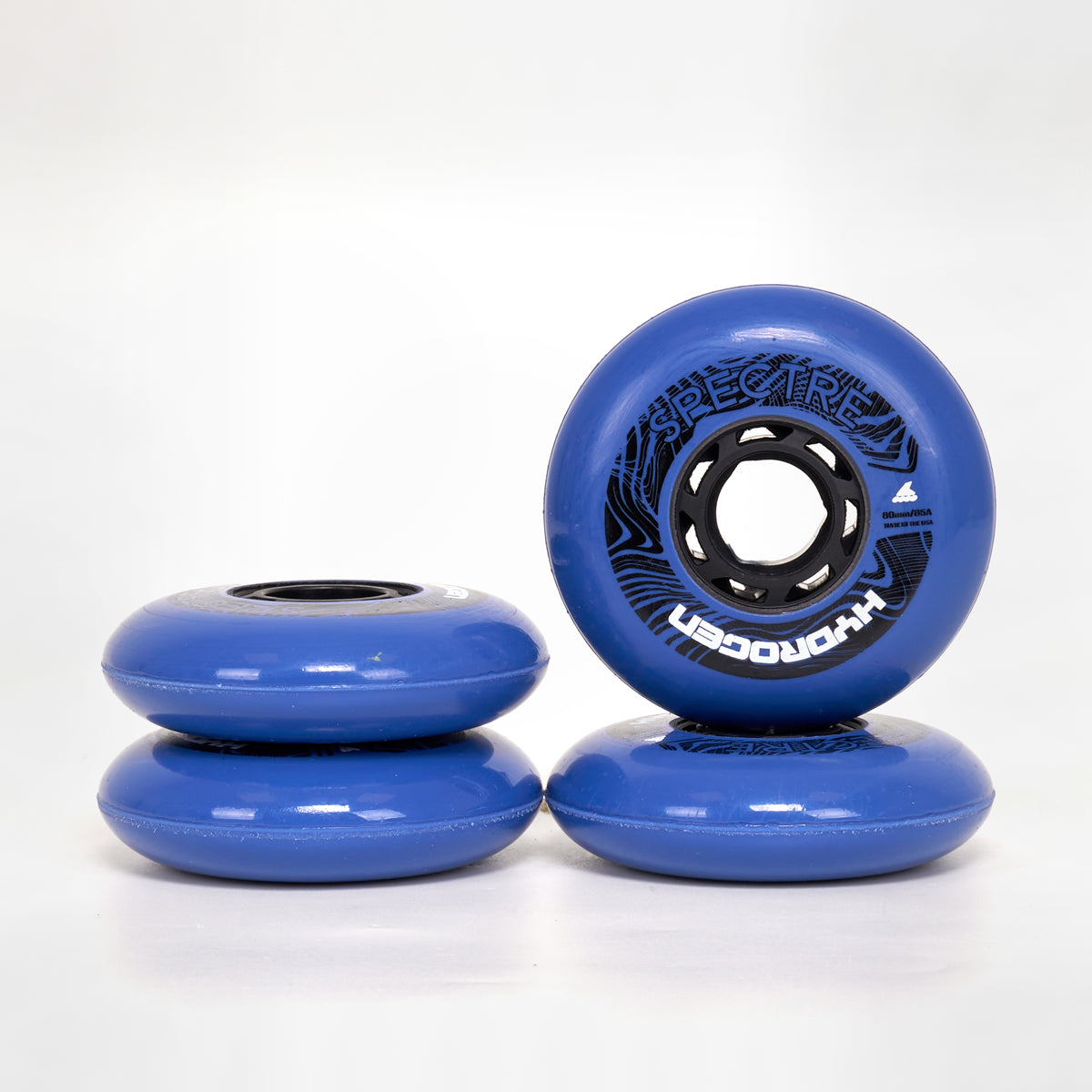 Rollerblade Hydrogen Spectre 80mm Wheels - High Performance Inline Skate Wheels for Speed & Durability | Perfect for Outdoor Skating, Fitness & Aggressive Inline Sessions