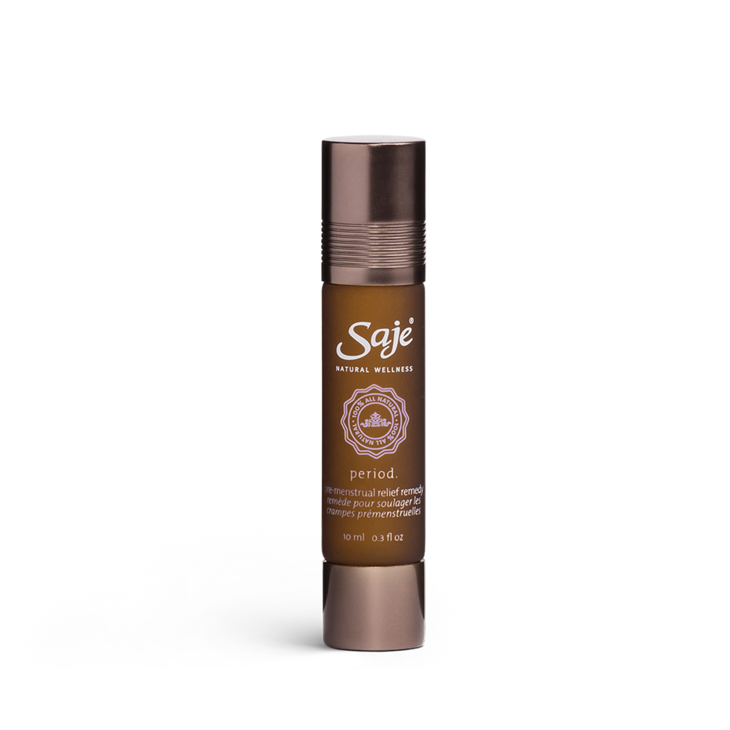 Organic Period Pain Relief Roll-On - Natural Menstrual Cramp Relief for Women - Portable & Mess-Free Solution for On-the-Go Comfort at Work, Gym or Travel