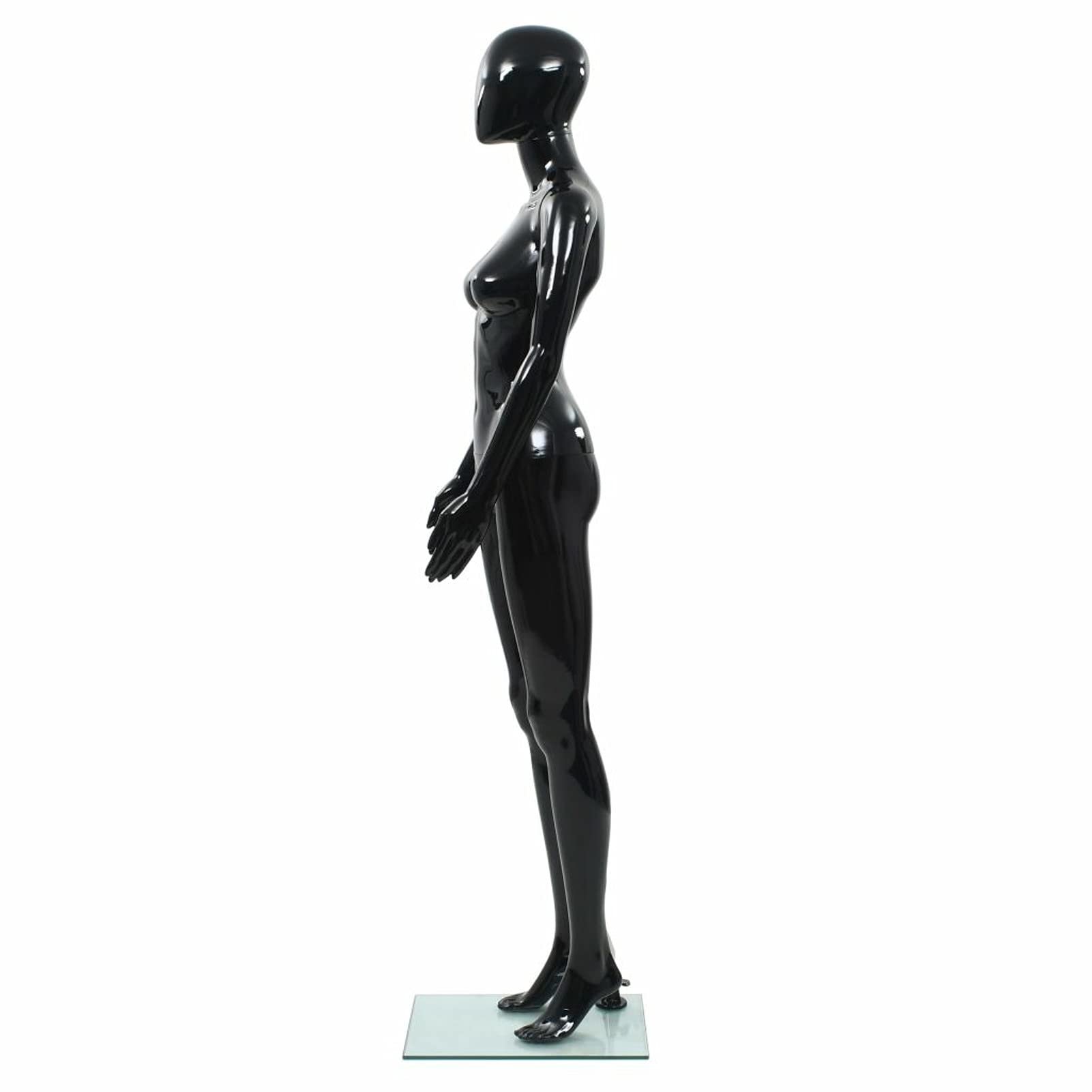 Full Body Female Mannequin with Glass Base - 68.9