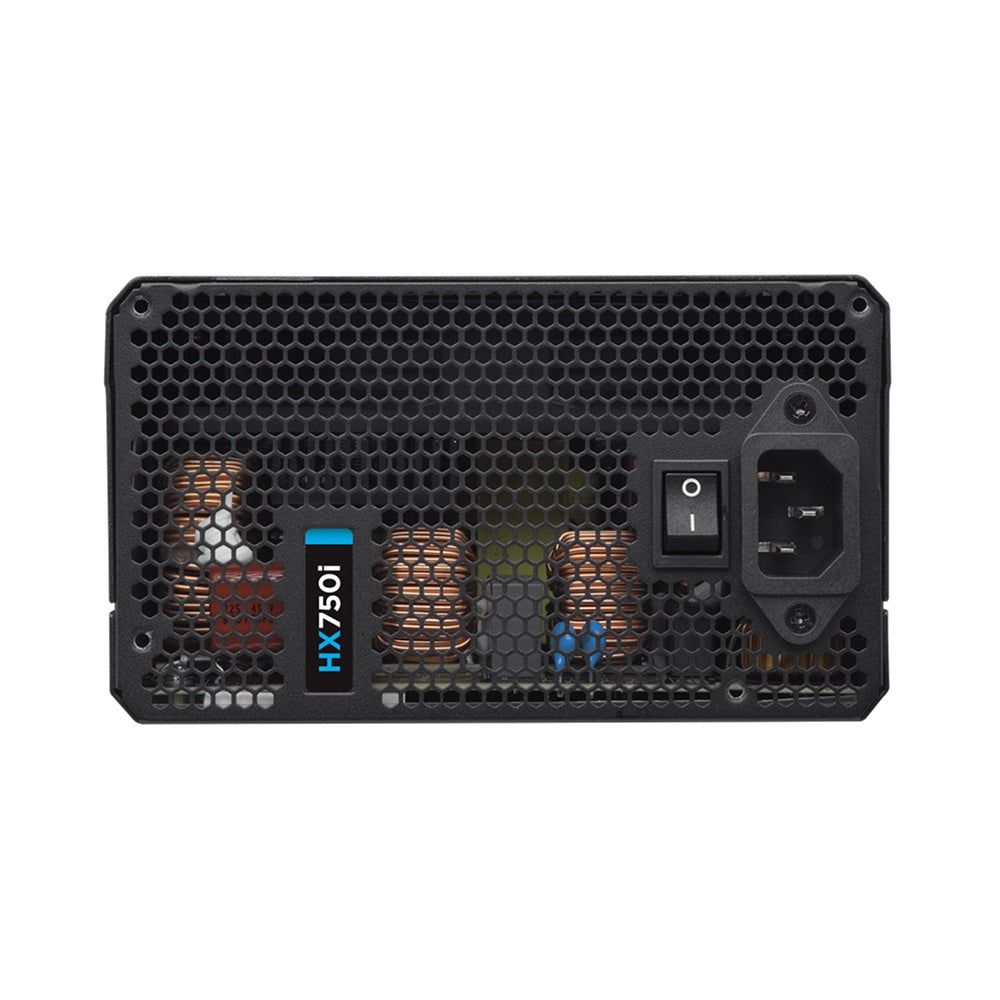 Corsair HX750i 750W 80 Plus Platinum Certified Fully Modular Power Supply - High Efficiency PSU for Gaming PC, Workstation & Home Office Setup