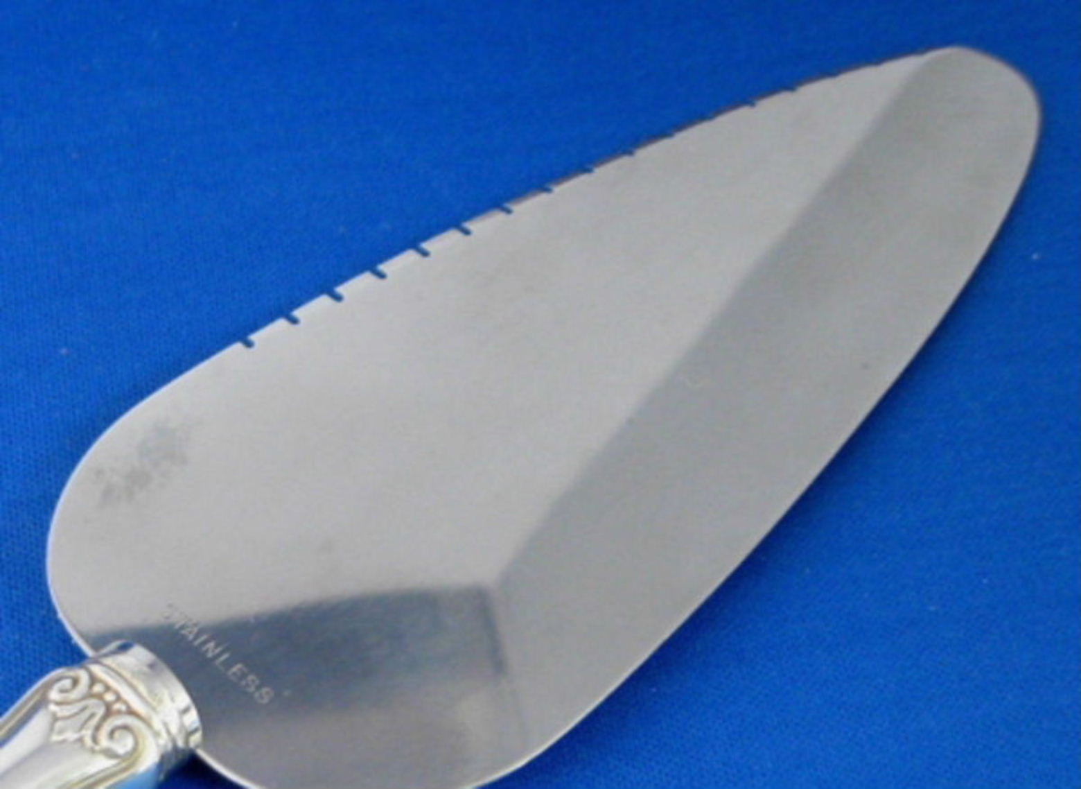 Vintage 1940s Sterling Silver Cake Server & Cheese Trowel - Elegant Wedding Cake Knife, Antique Floral Design - Perfect for Wedding Receptions, Anniversary Celebrations & Vintage Tea Parties