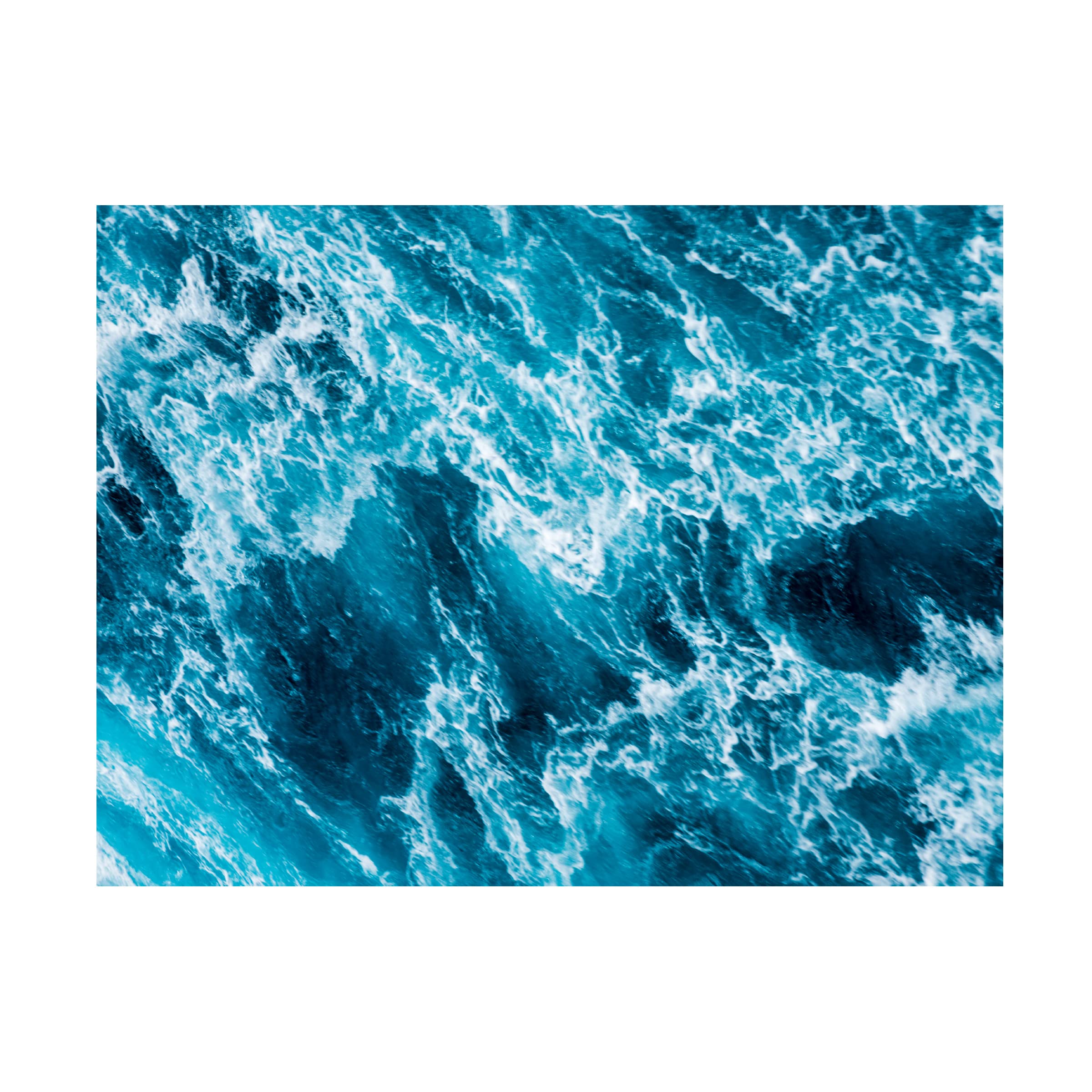 Turbulent Tasman Sea I Canvas Wall Art Print by Eva Bane | Modern Ocean Wave Painting | Living Room, Bedroom, Office Decor