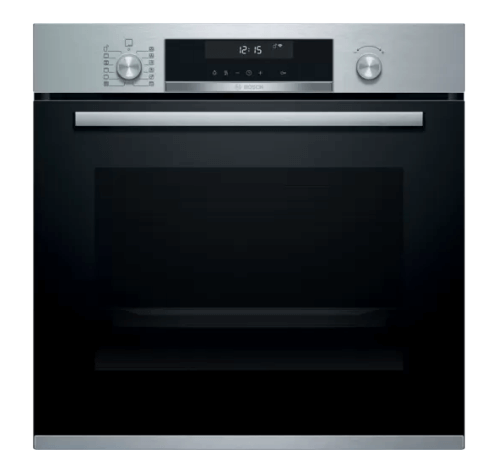 Bosch HBA5780S6B Series 6 Built-In Oven 60x60cm Stainless Steel - Perfect for Modern Kitchens, Baking & Roasting