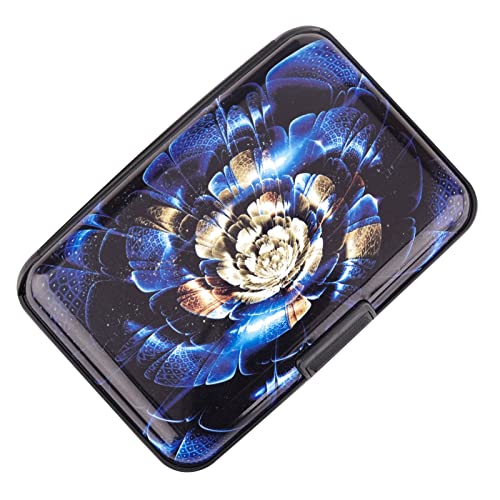 Blue stereoscopic flower