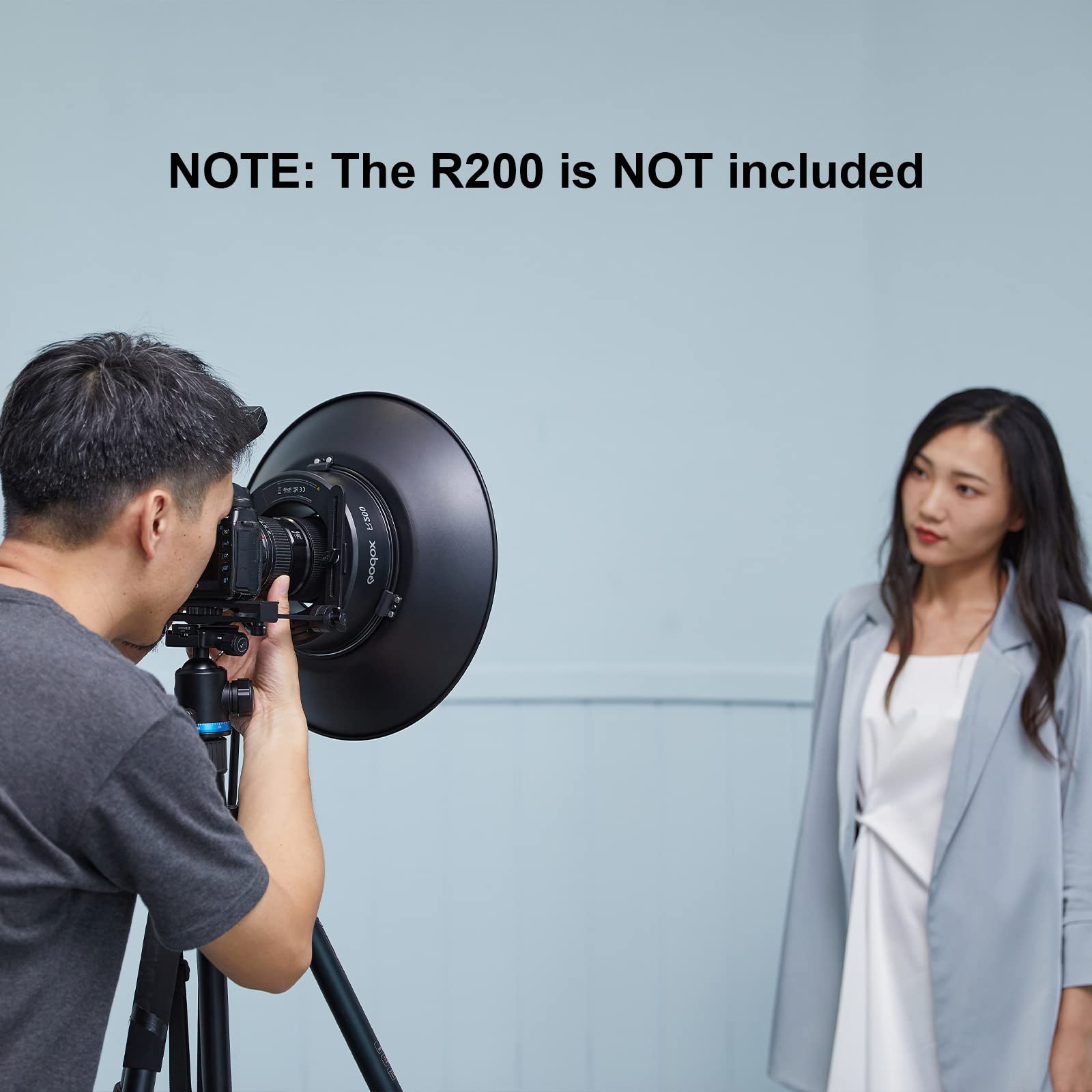 GODOX Silver Interior Beauty Dish Reflector Diffuser for Macro Ring Flash Speedlight - Perfect for Portrait, Product & Studio Photography