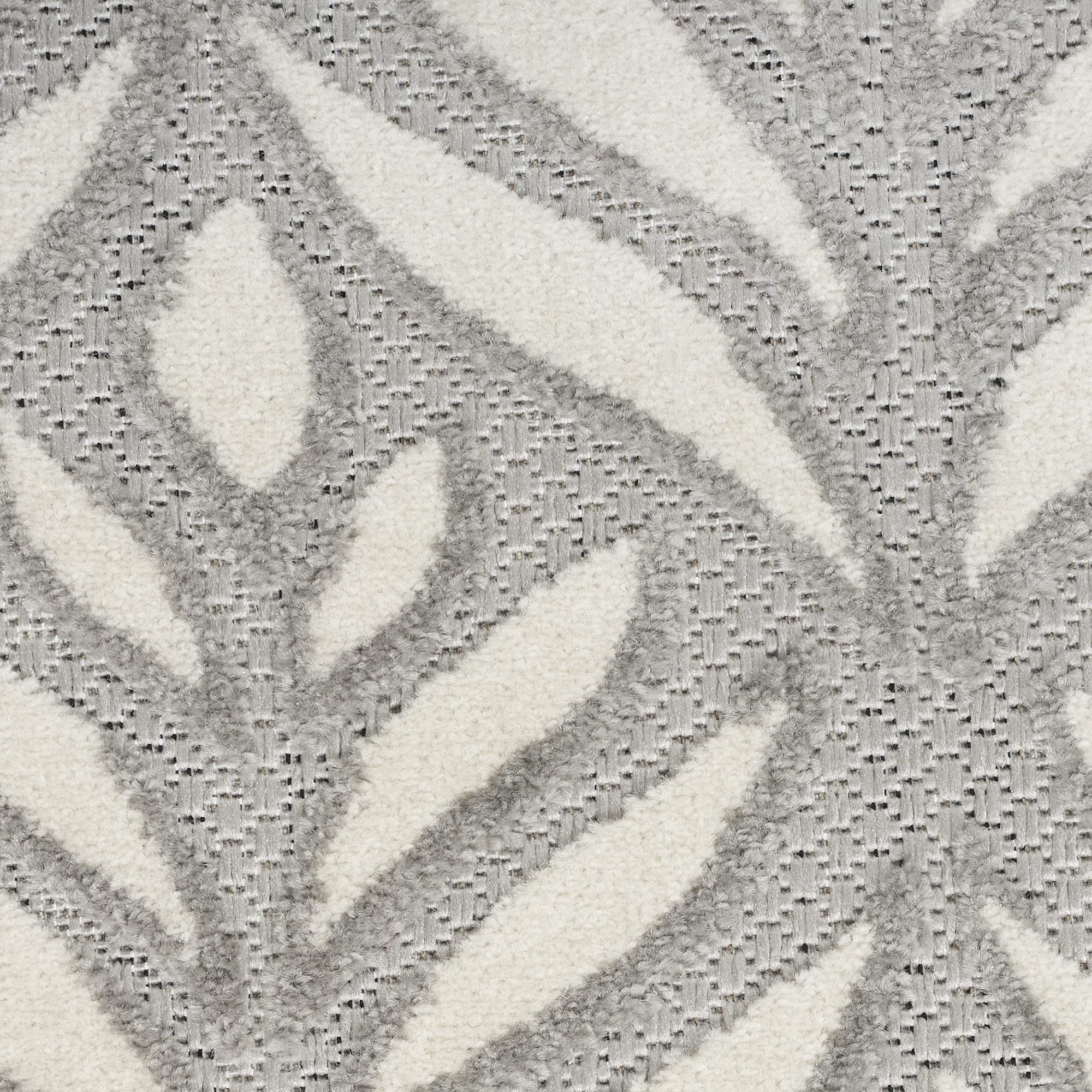 Nourison Aloha Indoor/Outdoor Grey 3'6