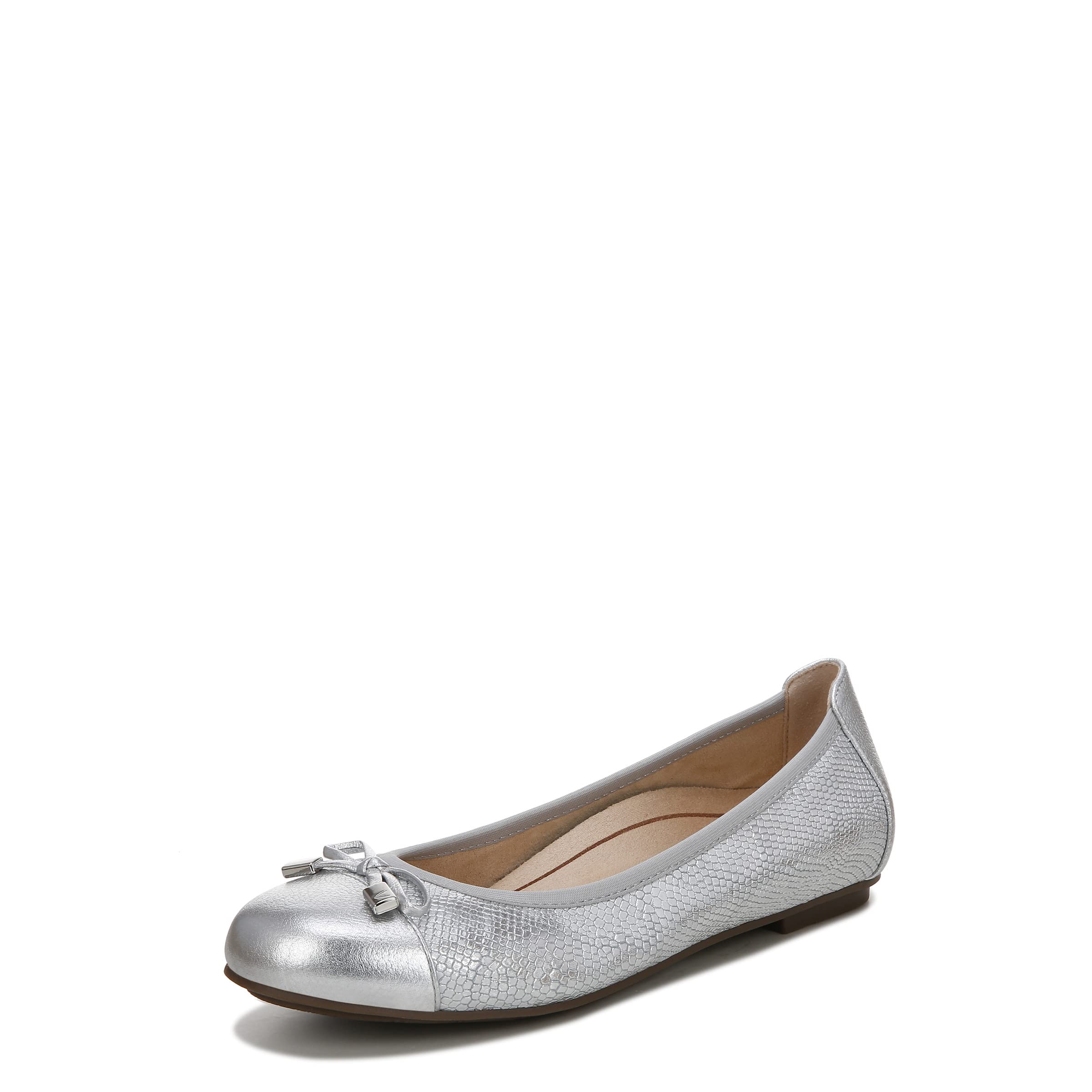Vionic Women's Minna Slip-On Loafers - Comfortable Orthopedic Support Shoes for Plantar Fasciitis & Arch Pain | Perfect for Work, Travel & Everyday Wear