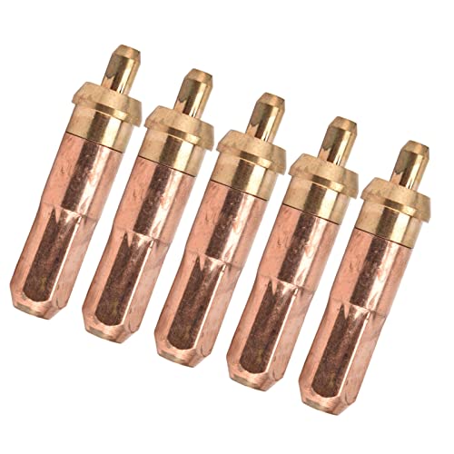 High Temp Welding Nozzles 5Pcs - Durable Cutting Tips for Industrial Use