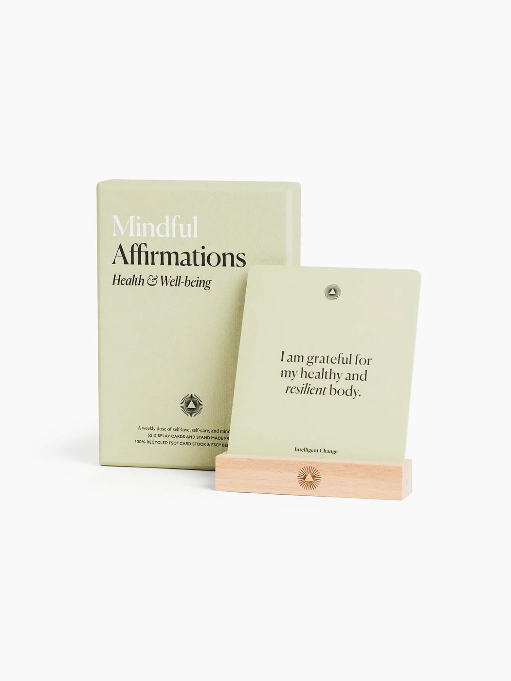 Intelligent Change Mindful Affirmations Cards - Daily Positive Affirmations for Mental Health & Wellbeing - Perfect for Meditation, Yoga, and Self-Care Routines