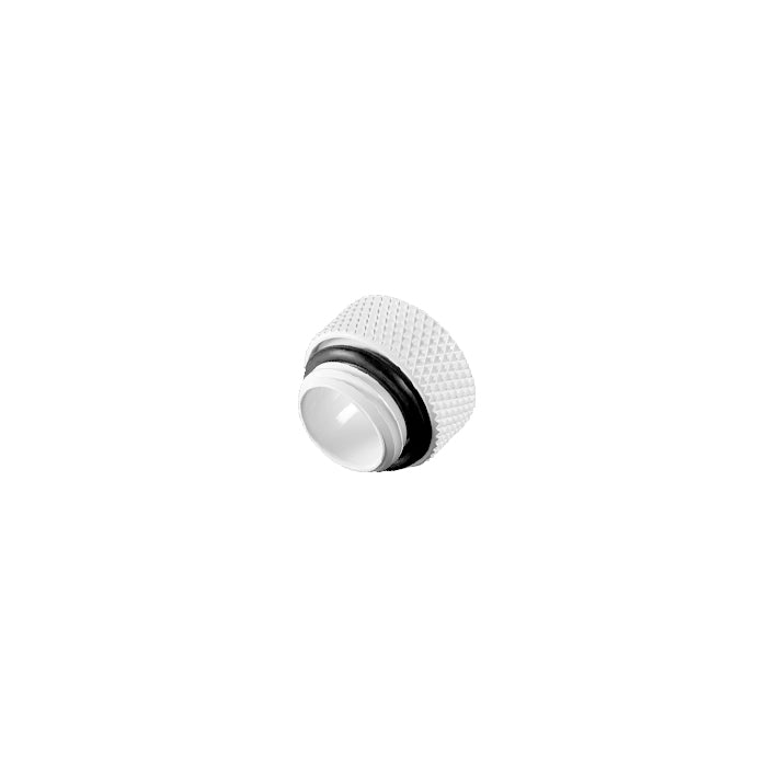 Bitspower 8mm Extender Fitting - Deluxe White for Custom PC Water Cooling & Rigid Tubing Systems