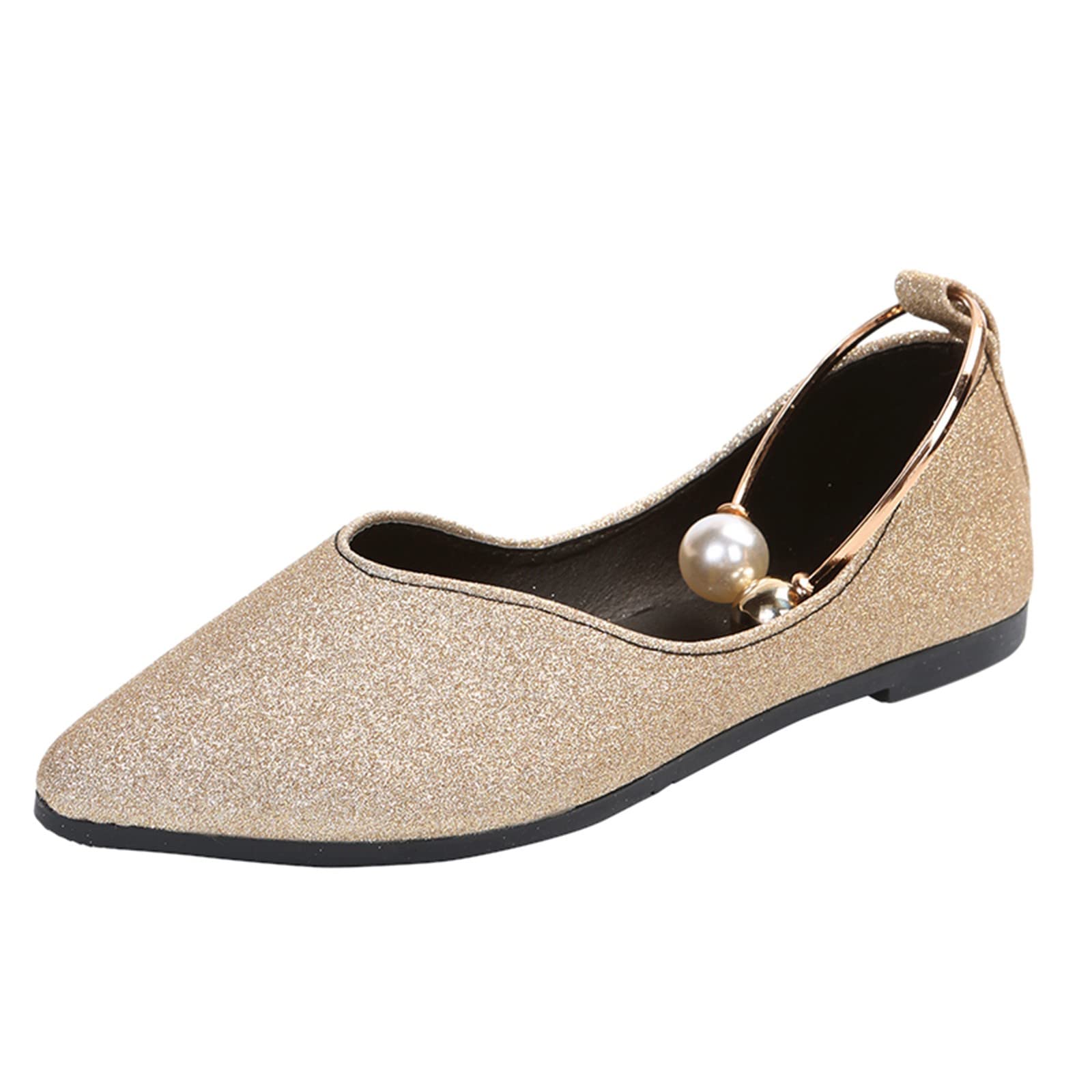 TTBDWiian Women's Low Heel Slip-On Pumps - Breathable Casual Dress Shoes for Work, Outdoor & Leisure | Comfortable Fashion Shoes for Daily Wear, Office & Social Occasions