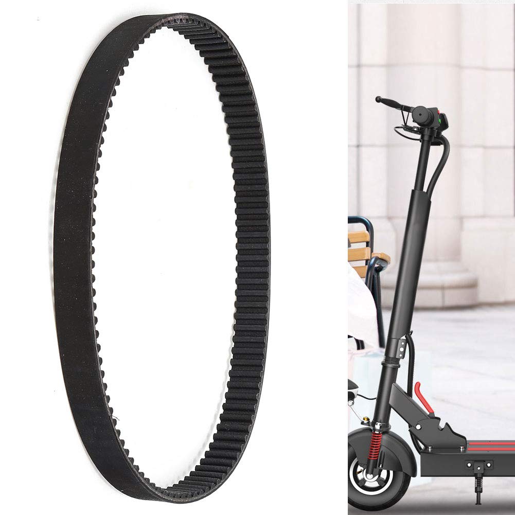 15mm/0.6in Drive Belt for Electric Scooters & E-Bikes - Lightweight Plastic Replacement Belt for Outdoor Use - Perfect for Commuting, Leisure Riding and Last-Mile Transportation (Black)