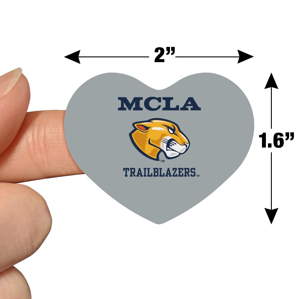 Massachusetts College of Liberal Arts Heart Shaped Planner Stickers - Decorative Scrapbook Calendar Stickers for Bullet Journaling, DIY Crafts & School Supplies (50-Pack) - Perfect for Valentine's Day, Anniversaries & Gift Giving