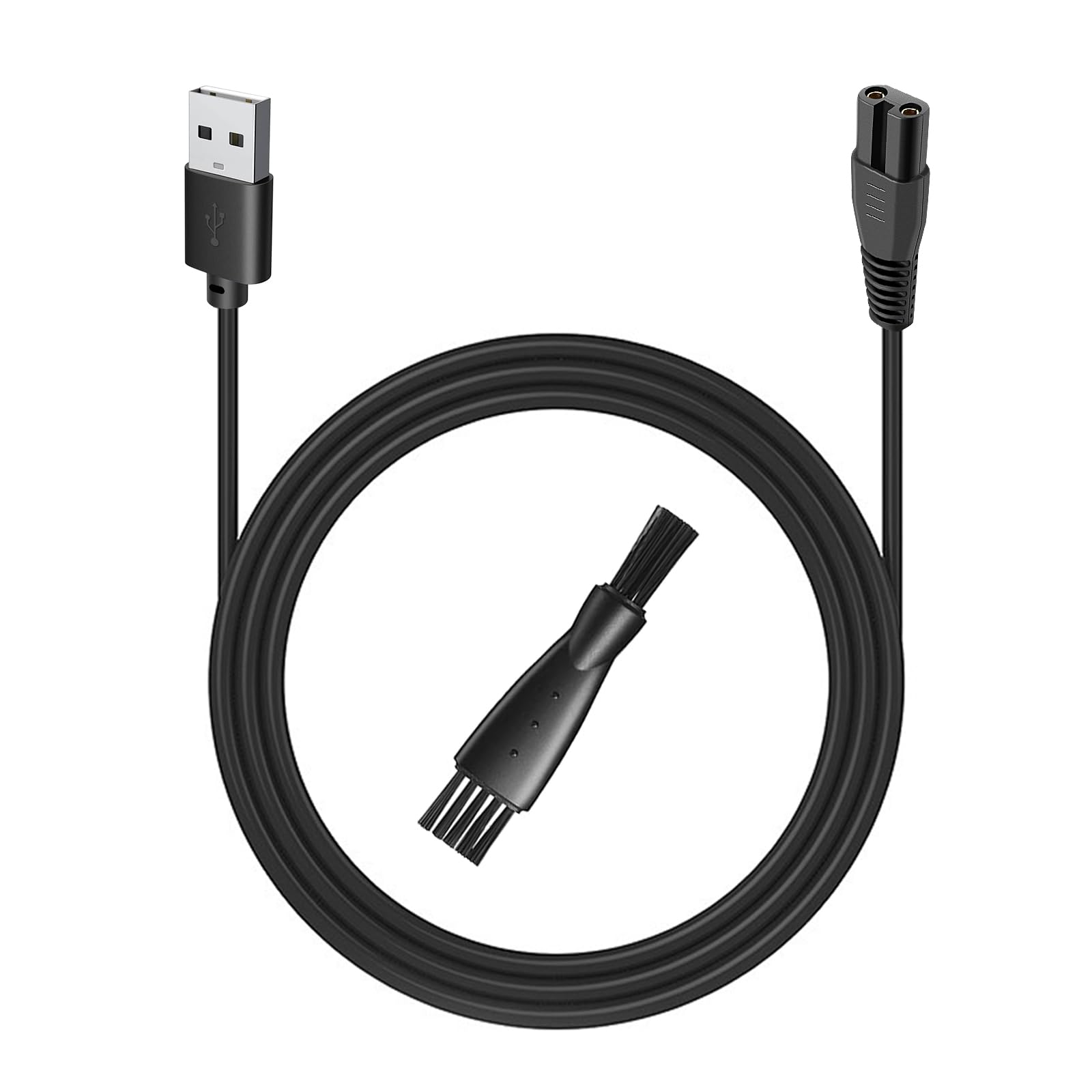 UIJINO Replacement Charger for PRITECH Electric Shaver - Compatible with PR-2888 Bikini Trimmer & Other PRITECH Models - 3.3ft Power Cord - Perfect for Travel, Home & Salon Use