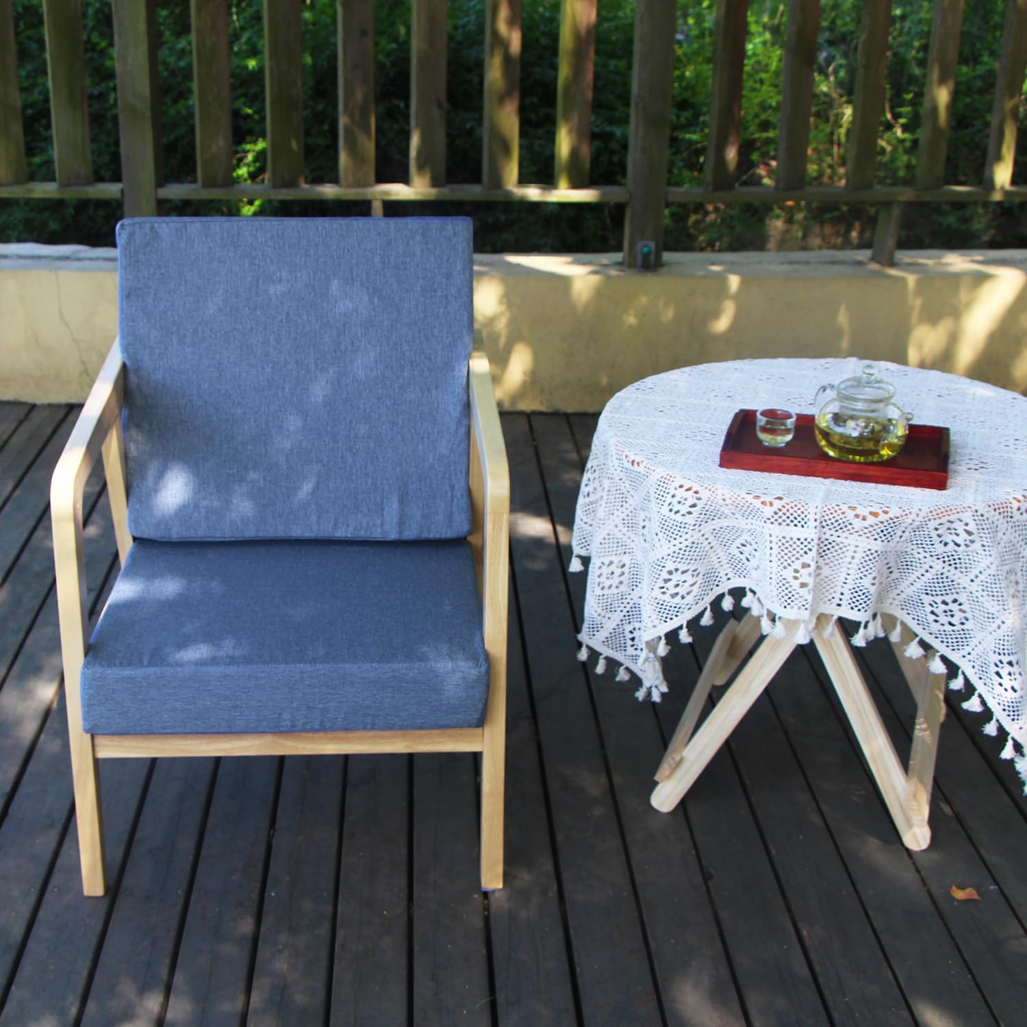 Premium Washable Waterproof Patio Seat Cushion Covers - 22