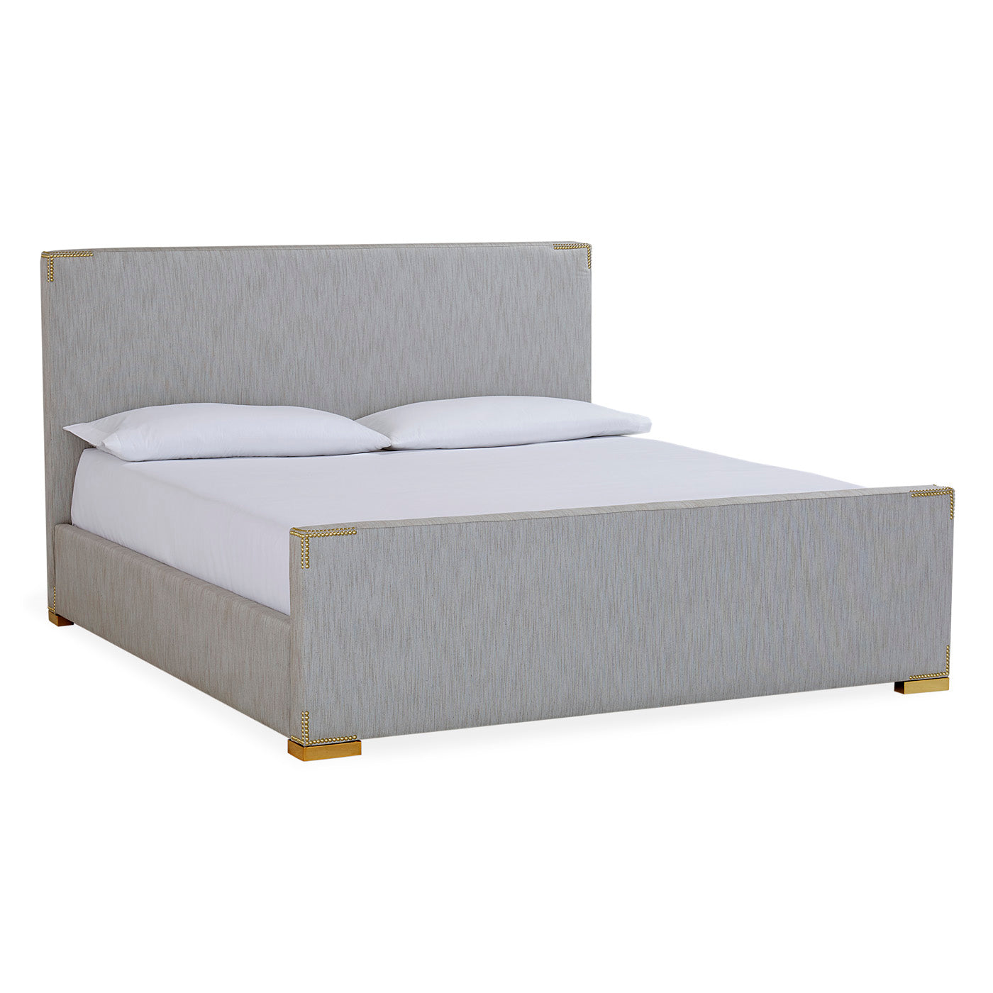 Connery King Size Bed Frame - Modern & Sturdy Platform Bed for Master Bedroom - Perfect for Home, Apartment, and Guest Room