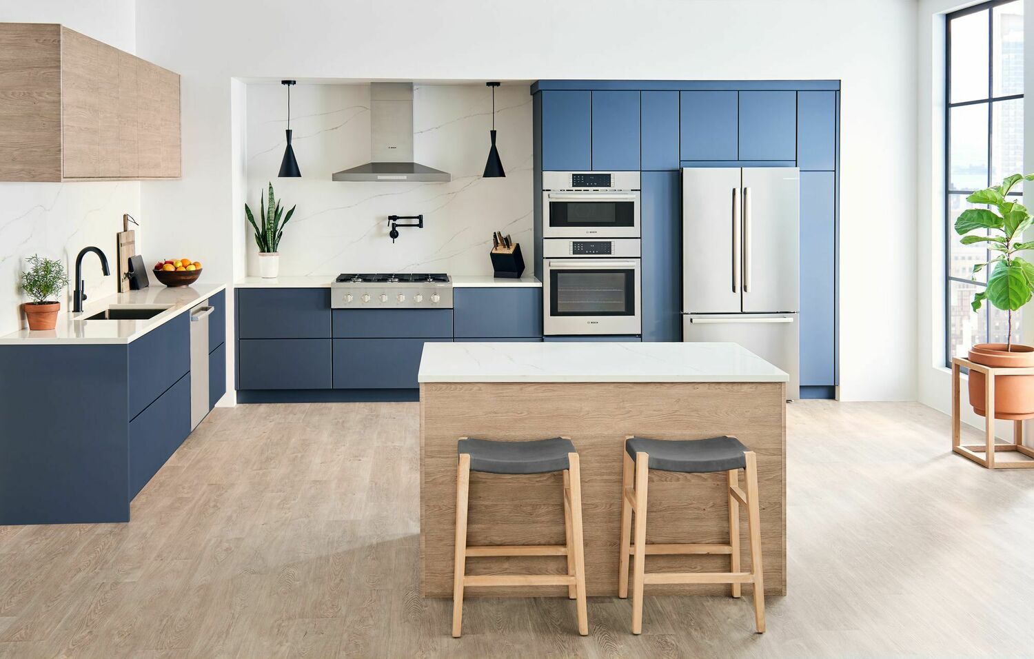 Bosch B36CT80SNS 800 Series 36-Inch French Door Bottom Freezer Refrigerator - Stainless Steel, Easy Clean, Energy Efficient - Perfect for Modern Kitchens & Open Floor Plans