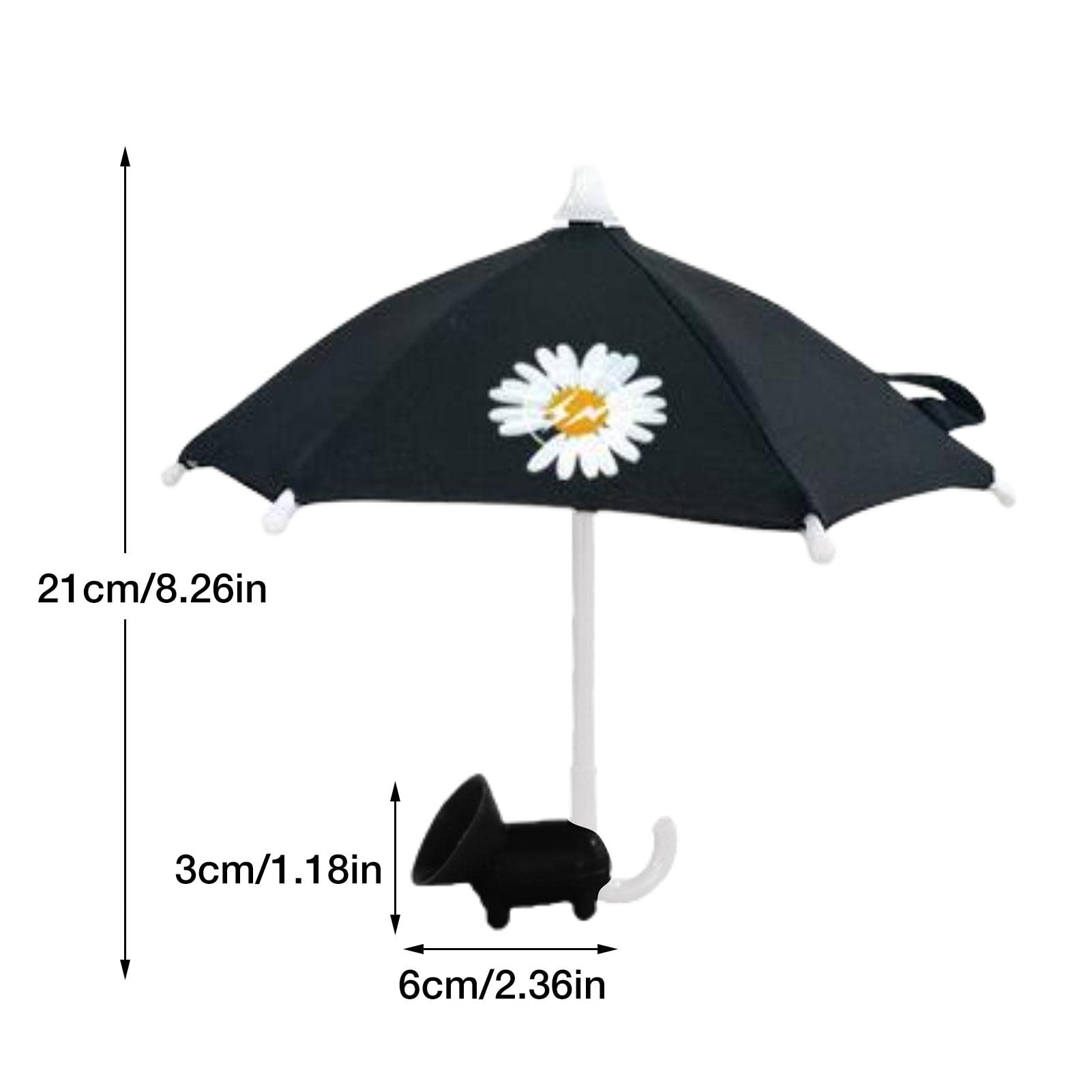 Phone Sun Shade Holder with Suction Cup - Adjustable Sun Visor Stand for Cell Phones | Perfect for Outdoor Activities, Beach, Driving & Desktop Use