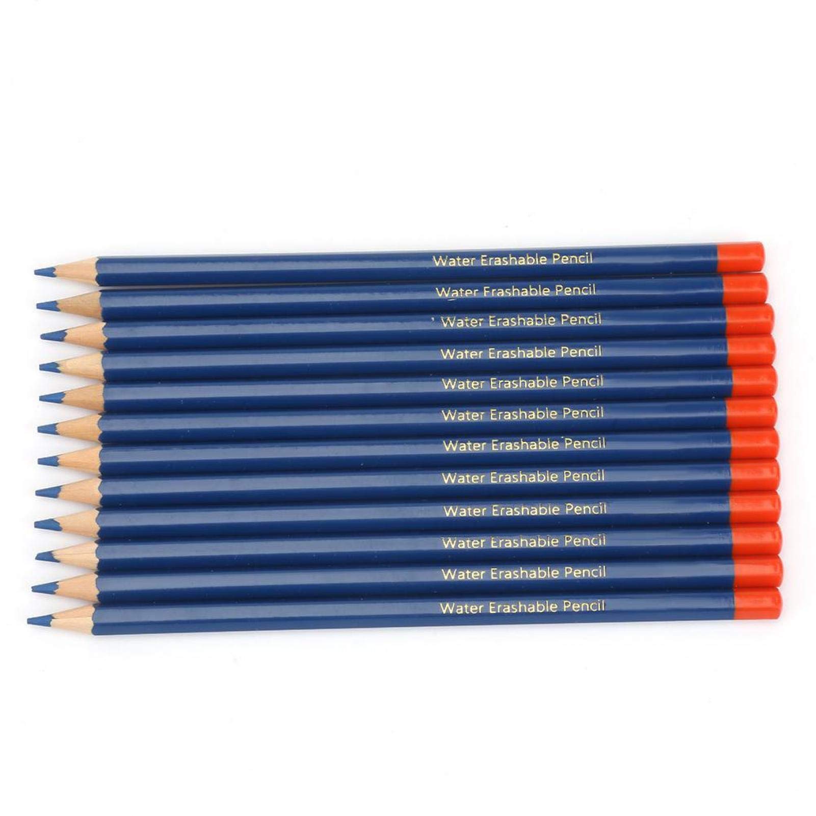 Vbestlife 12-Piece Grease Pencil Set - Fabric Marker & Wood Pencil Marker for Clothes, Shoes, DIY Projects | Non-Toxic, Eco-Friendly, Durable & Smooth Writing | Perfect for Crafting, Sewing & Home Improvement