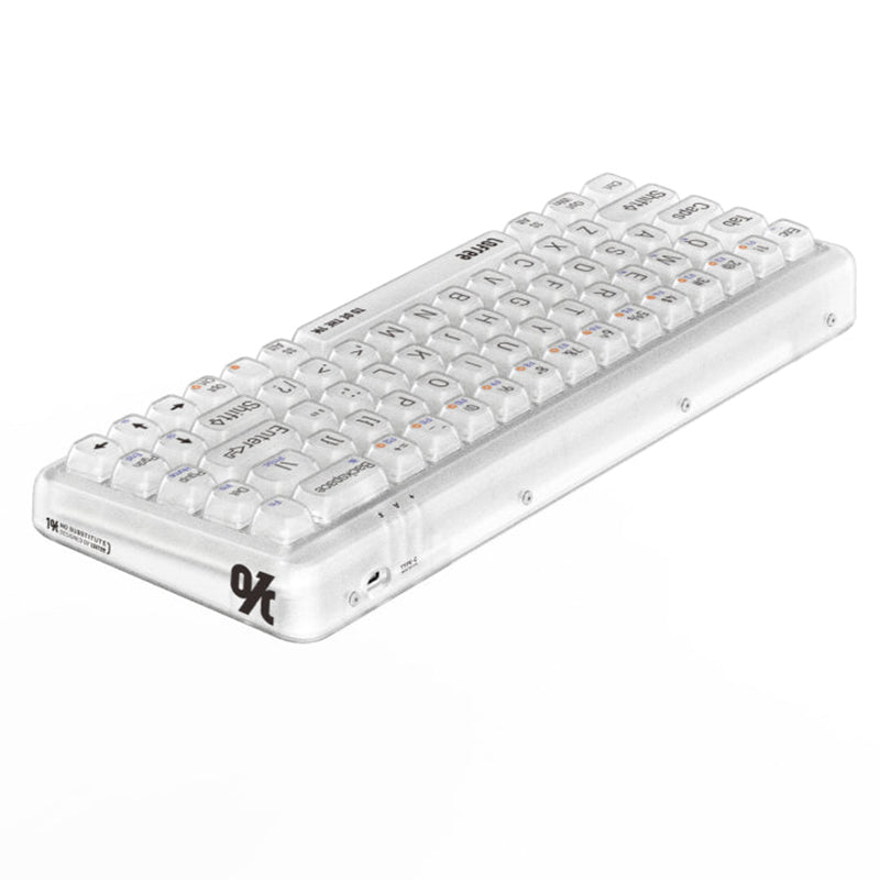 Lofree 1% Wireless & Wired Dual Mode Mechanical Keyboard - 45% Compact Layout, RGB Backlit, Hot-Swappable Switches for Gaming, Typing & Office Work