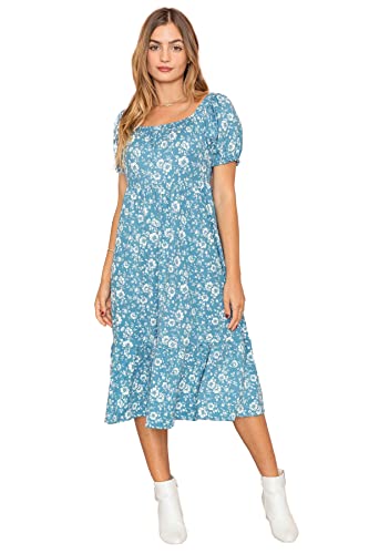 Sky Blue Floral