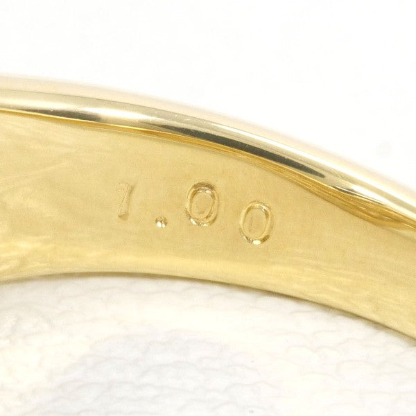 18K Yellow Gold Diamond Ring for Women - Elegant Solitaire Engagement & Wedding Band - Perfect for Proposals, Anniversaries & Special Occasions