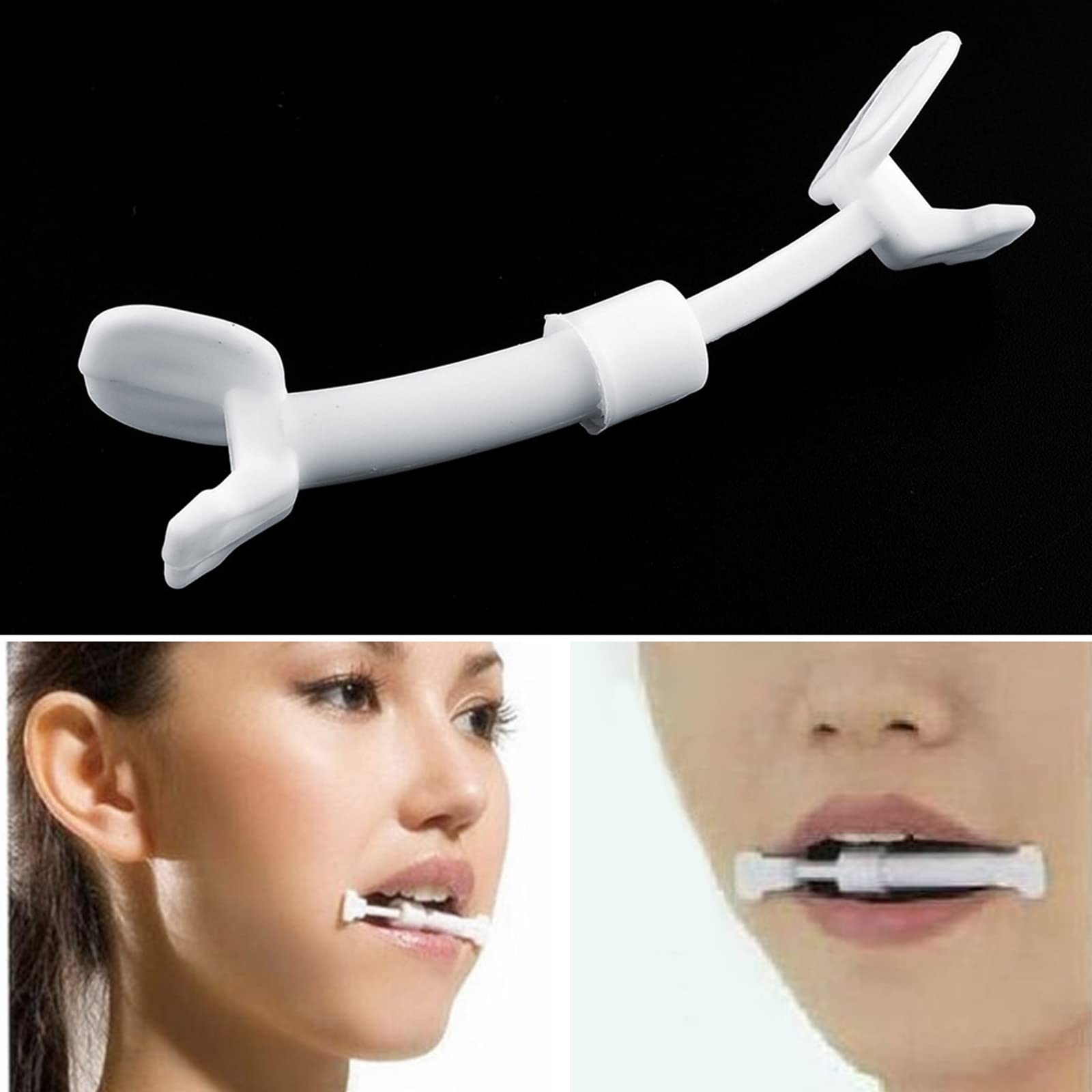 Purple Smile Corrector - Facial Exercise Tool for Jaw Workout & Face Lift | Improve Smile Fitness & Beauty | Perfect for Home Use, Gym, or Travel