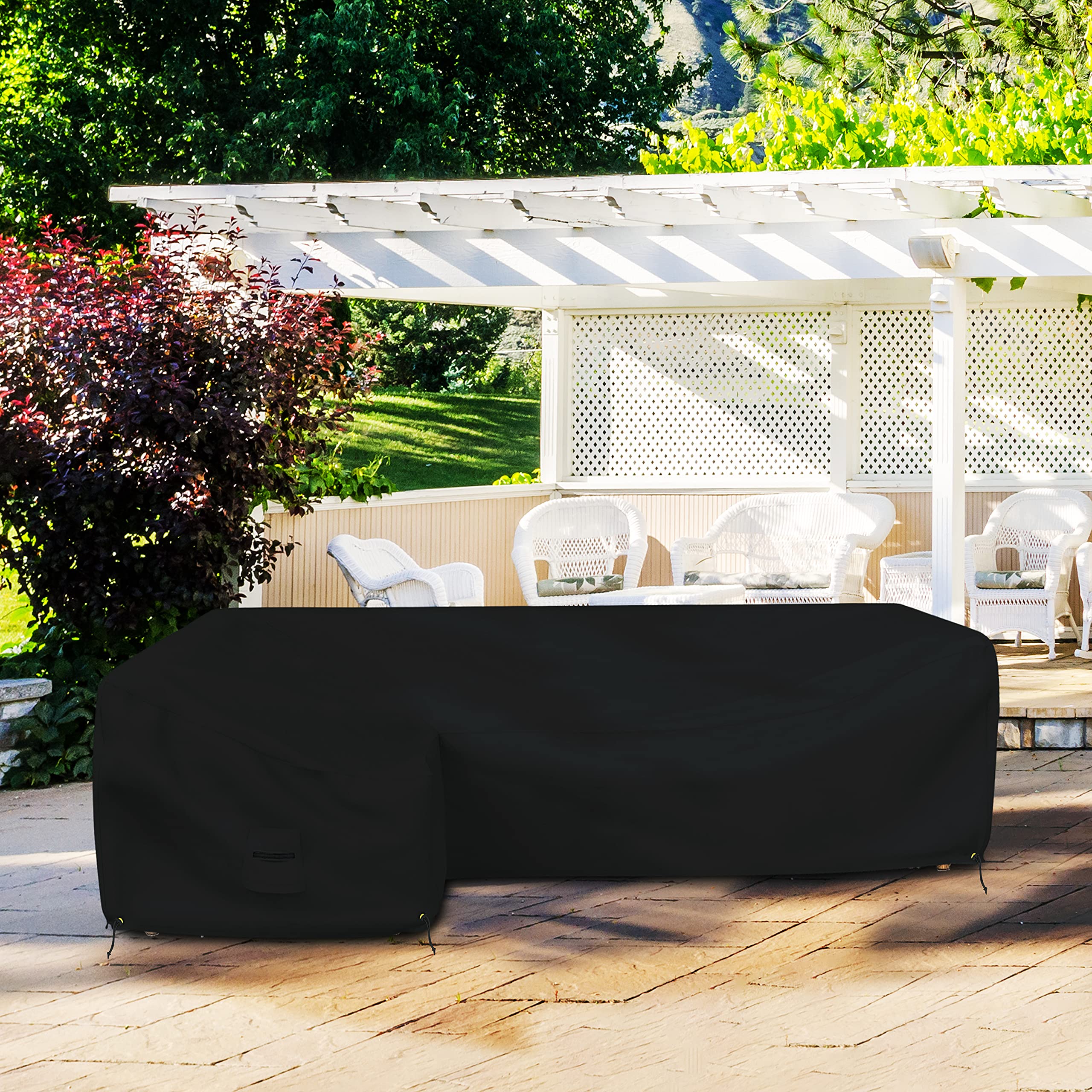 Waterproof L-Shaped Sectional Sofa Cover - 90