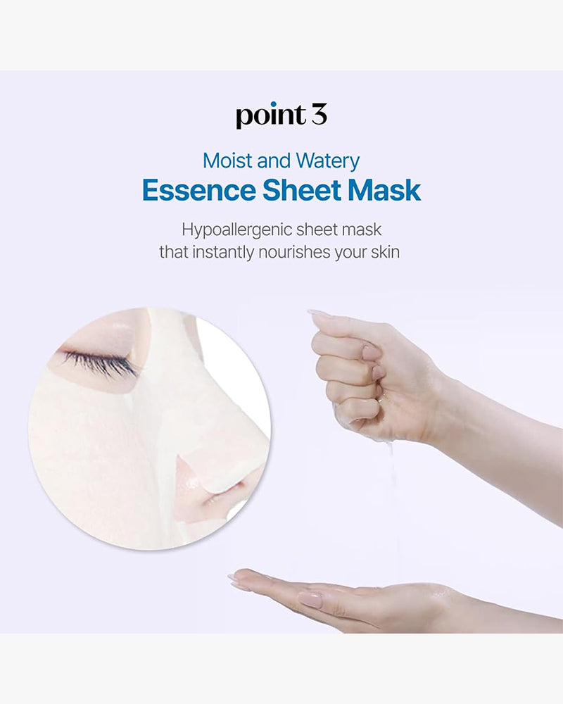 Etude SoonJung Panthensoside Sheet Mask - Soothing & Hydrating Facial Mask for Sensitive Skin | Korean Skincare for Dryness Relief & Skin Barrier Repair | Perfect for Post-Workout, Travel & Nighttime Skincare Routine
