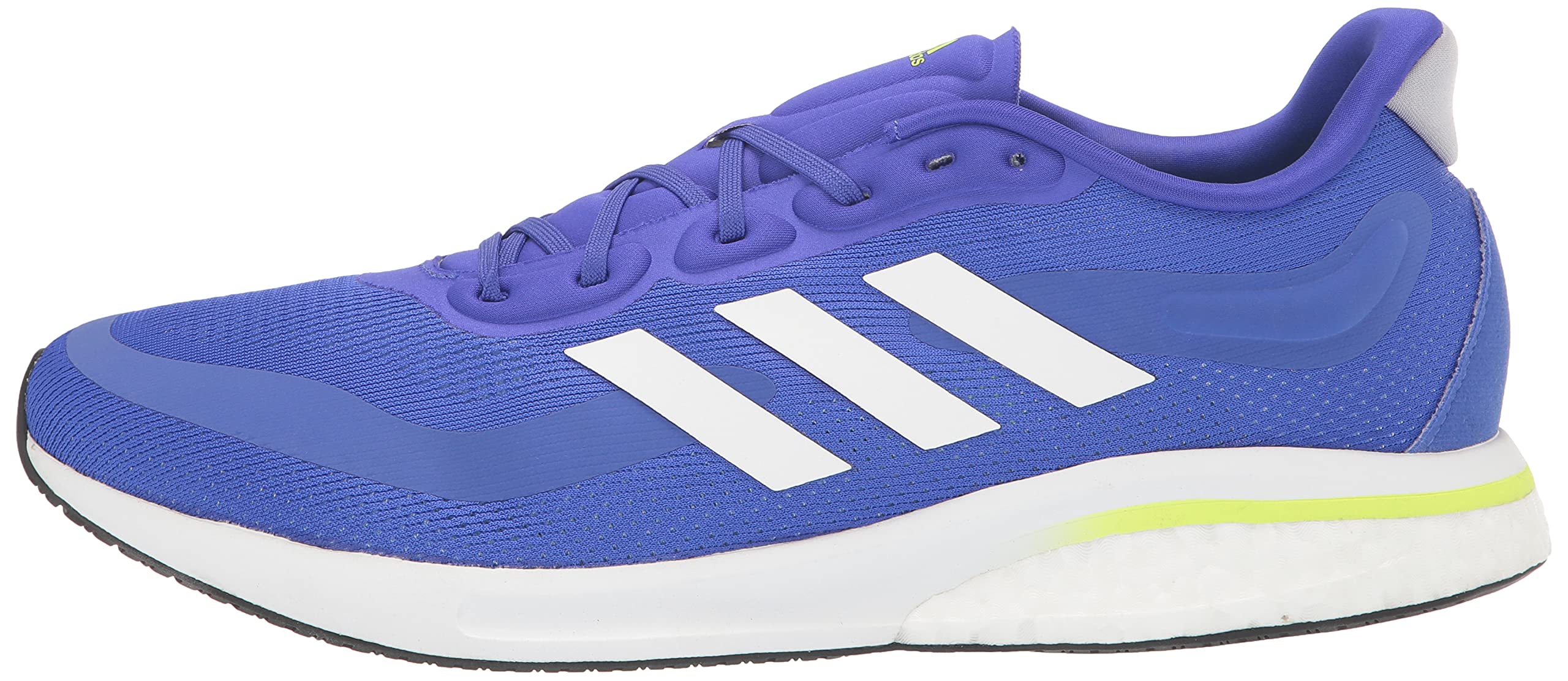 Adidas Men's Supernova Running Shoes for Men - Lightweight, Cushioned, Breathable Sneakers in Sonic Ink/White/Signal Green - Size 11 | Perfect for Jogging, Gym Workouts & Daily Walking
