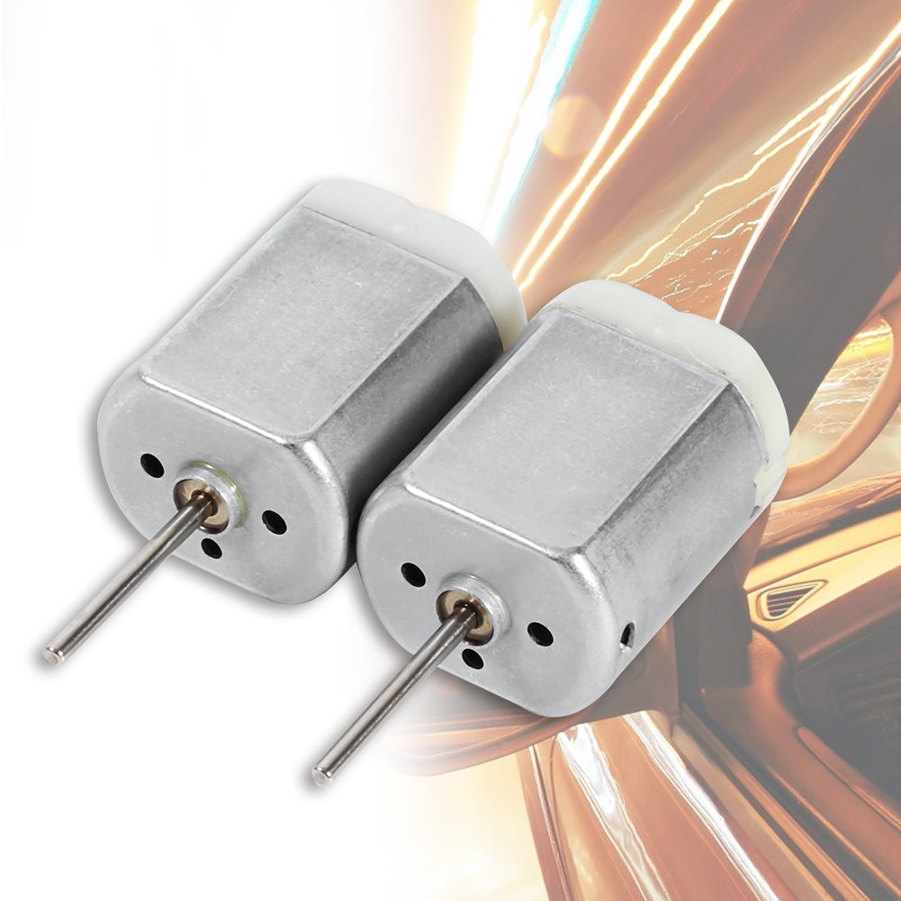 12V DC 22mm Shaft Universal Car Door Lock Actuator Motor - 1 Pair Power Locking Repair Kit for Long Shaft Replacement | Fits Most Vehicles | Ideal for DIY Auto Repair & Door Lock Maintenance