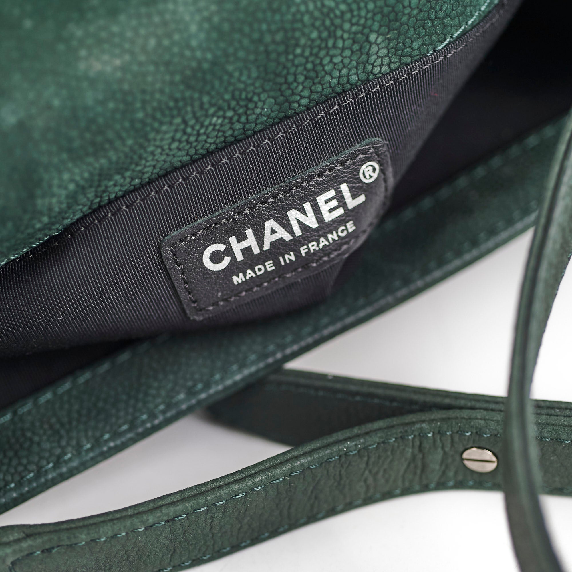 Chanel Old Medium Boy Bag in Oliver Green - Luxury Crossbody Handbag for Women, Perfect for Parties, Dates & Everyday Use