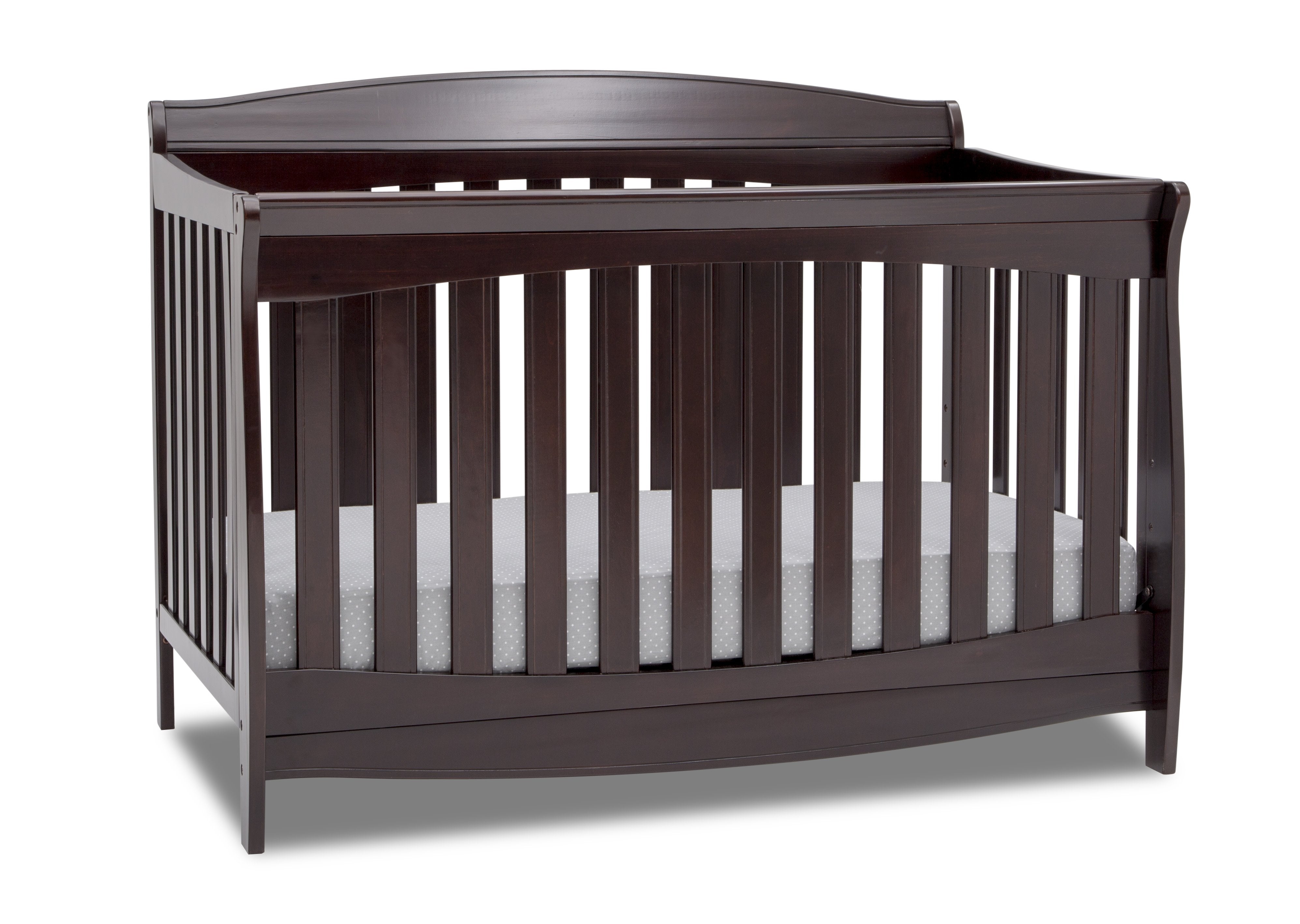 Colton 6-in-1 Convertible Baby Crib - Toddler Bed, Daybed & Full-Size Bed - Safe Nursery Furniture for Newborn to Teen - Perfect for Modern Nurseries & Kids' Bedrooms
