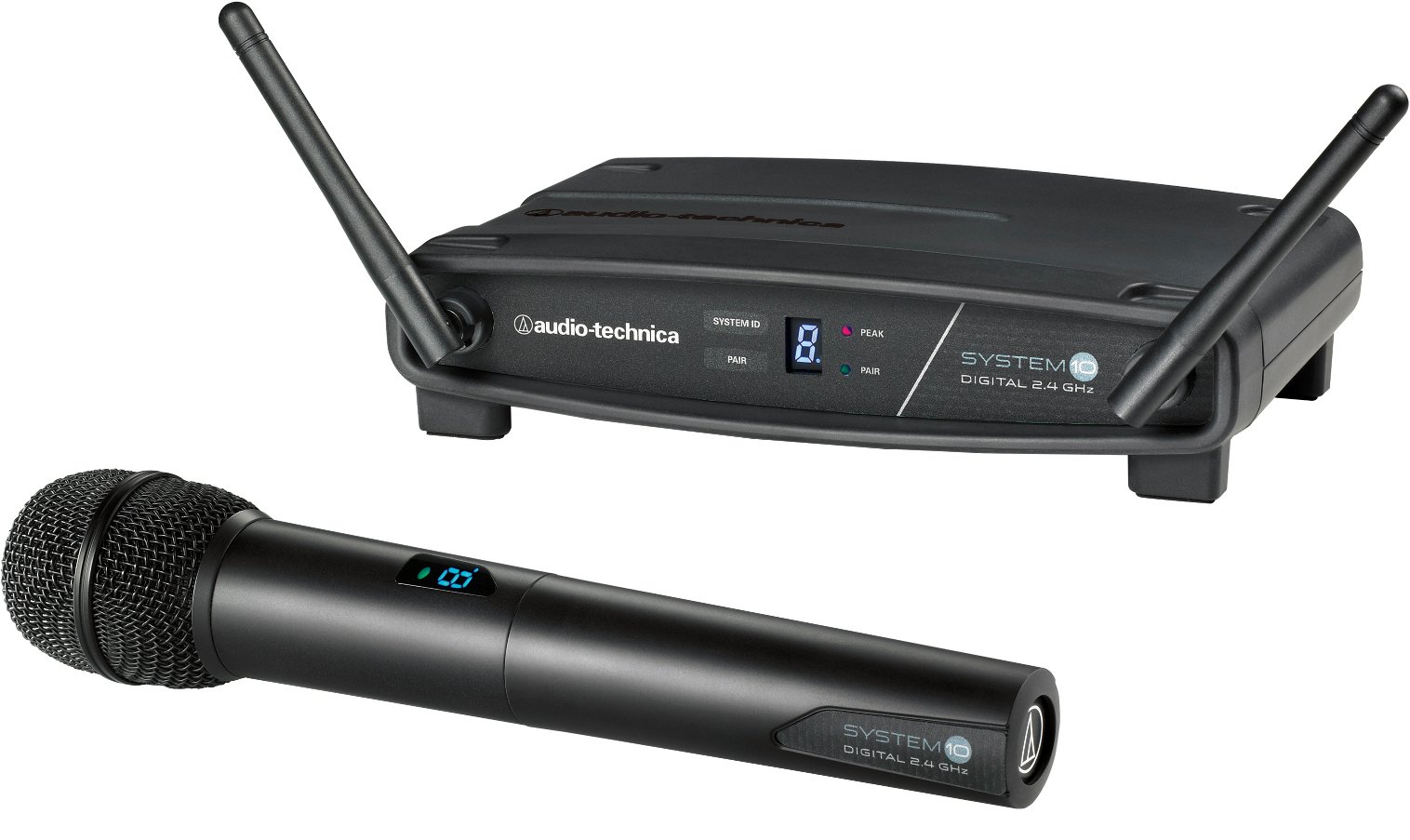 Audio-Technica ATW-1102 Wireless Handheld Microphone System with UHF Transmission - Ideal for Live Performances, Public Speaking, and Karaoke
