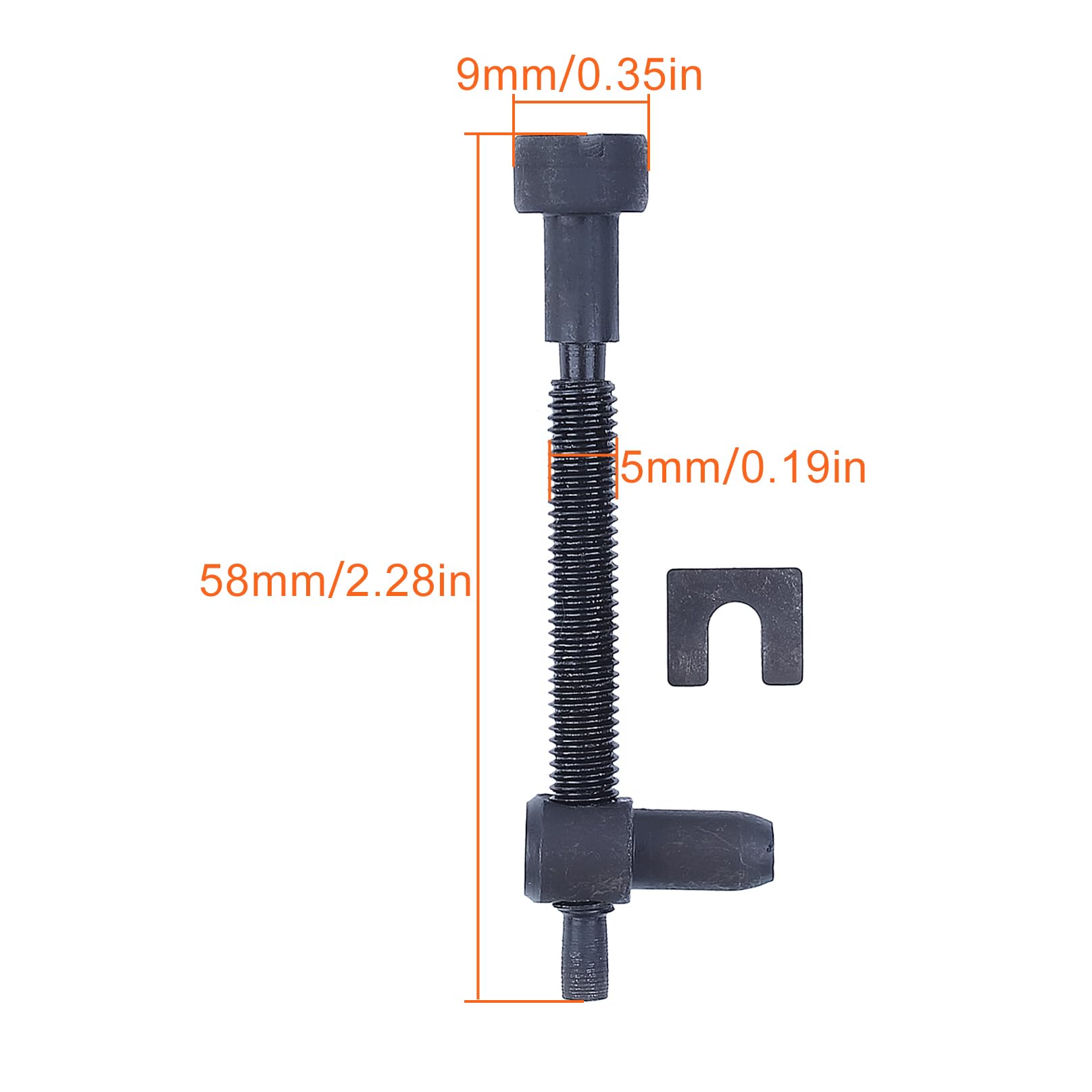 3-Pack Chain Adjuster Tensioner Screw Replacement for Jonsered 2077 2083 625 630 670 Chainsaws - Perfect for DIY Chainsaw Maintenance & Repair