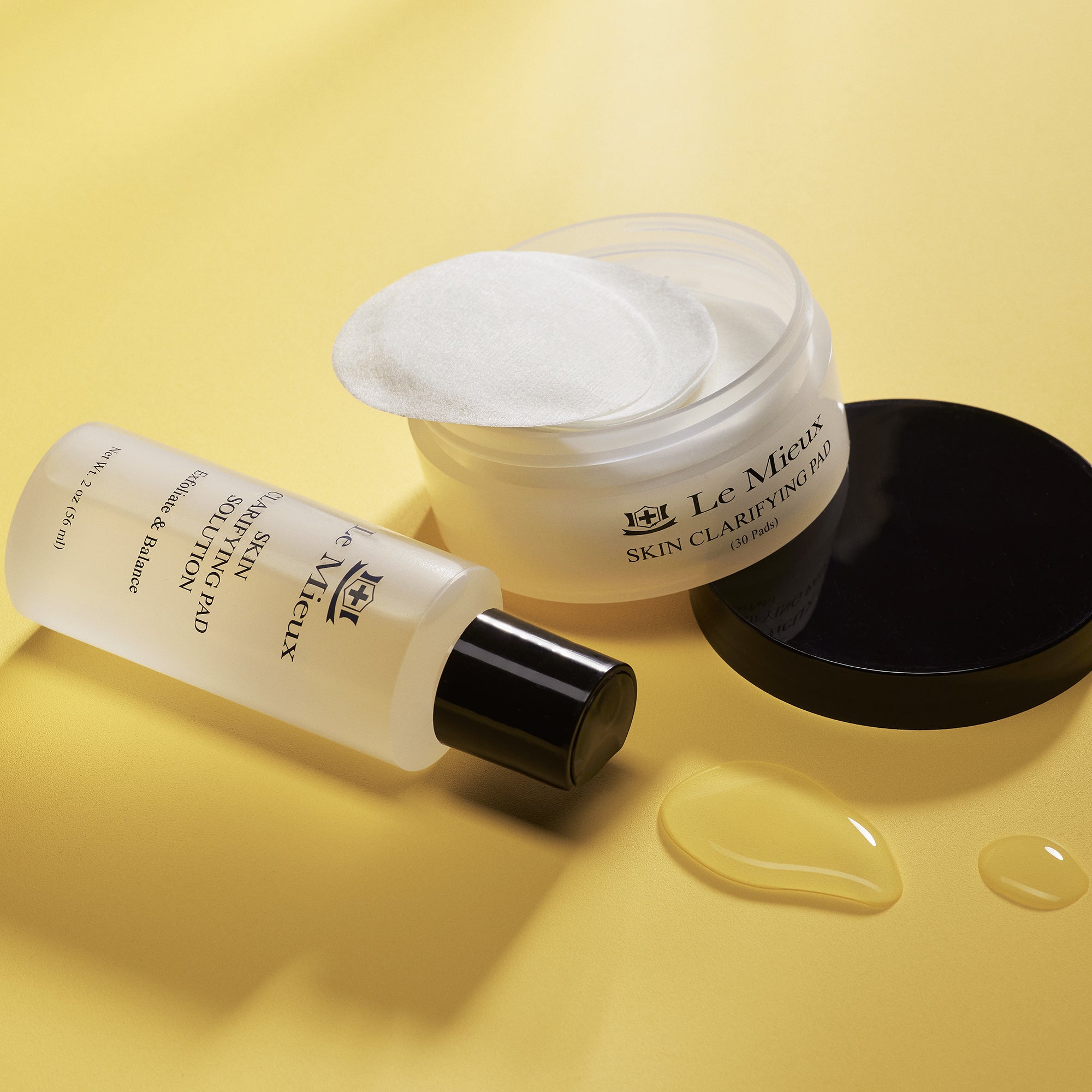 Best Skin Clarifying Pads for Acne & Blackheads - Exfoliating Facial Pads for Clear & Smooth Skin - Perfect for Daily Skincare Routine & Travel