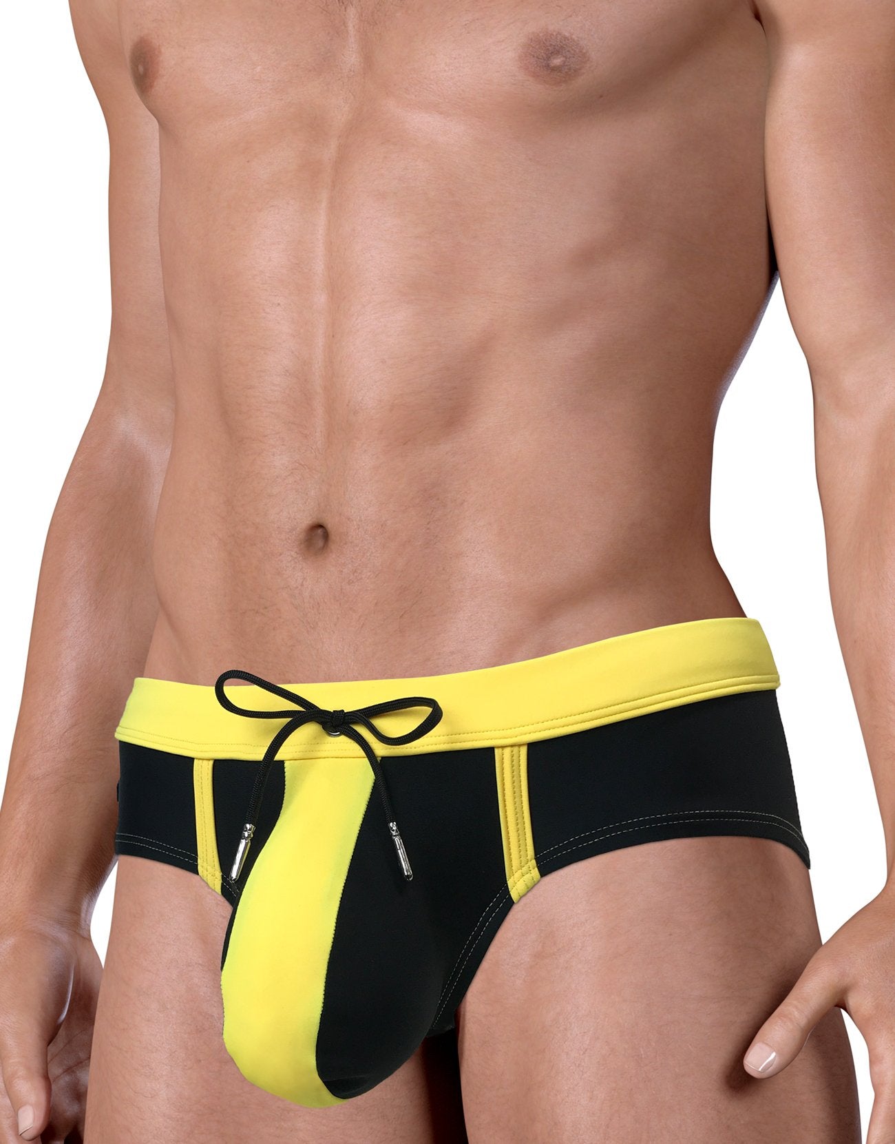Wildmant Moby Big Boy Pouch Swim Trunks - Quick Dry Men's Swimwear with UPF 50+ Sun Protection - Perfect for Beach, Pool, and Water Sports